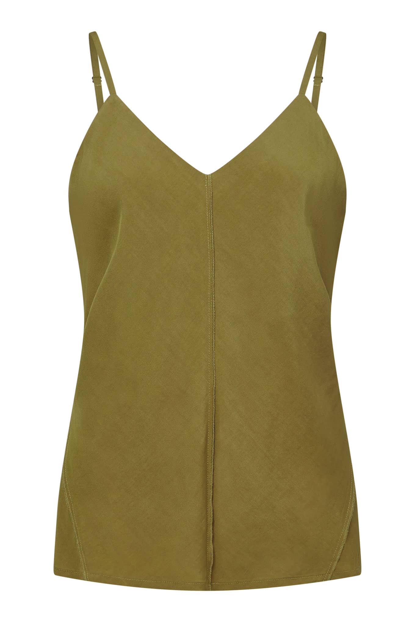 Top en viscose ecovero freida camisole · kaki clair