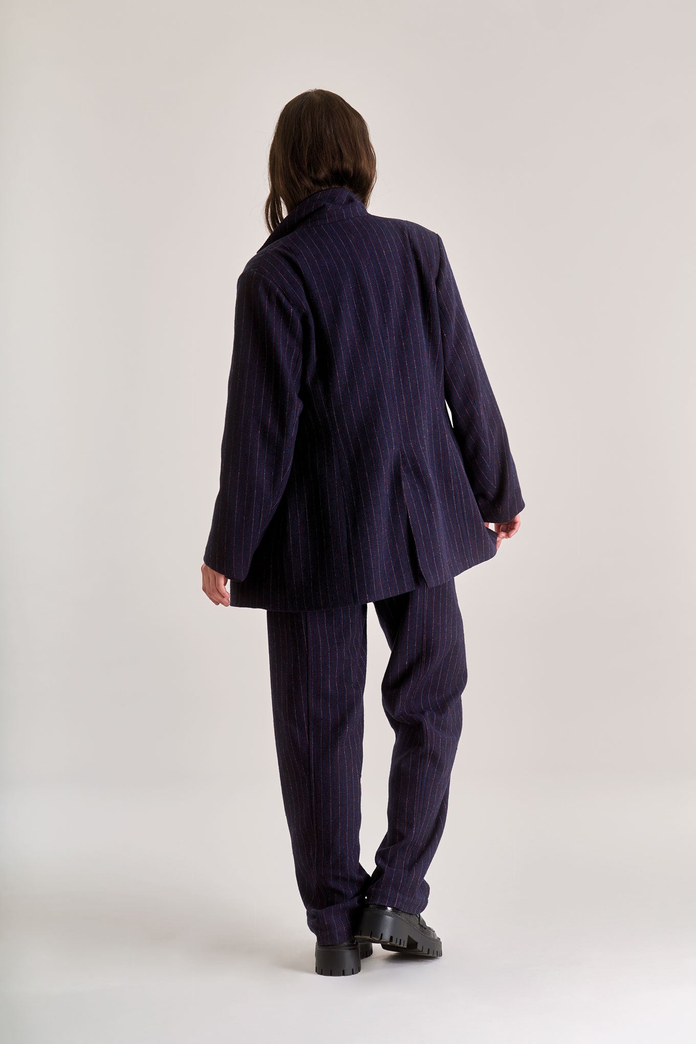 komodo femme veste ophelia bleu marine polyester recycle l armoire poethique  5 