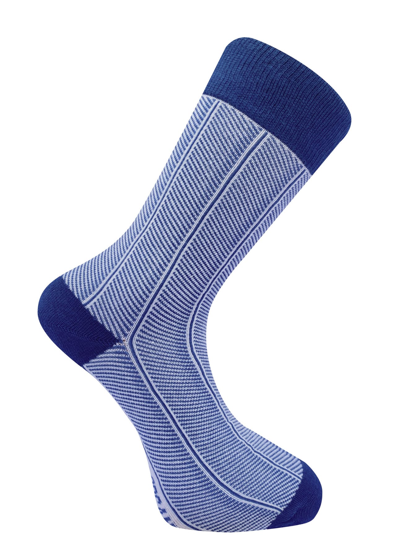 komodo unisexe chaussettes herringbone bleu coton bio l armoire poethique