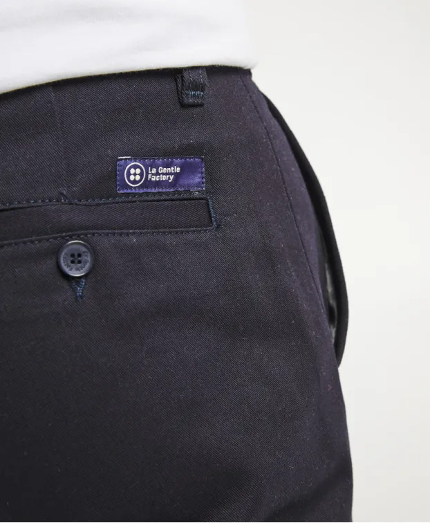 la gentle factory homme chino leon coton bio bleu l armoire poethique  5 
