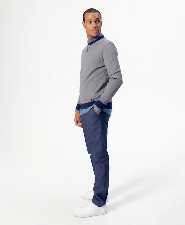 la gentle factory homme sweat paul matieres recyclees bleu chine l armoire poethique  4 