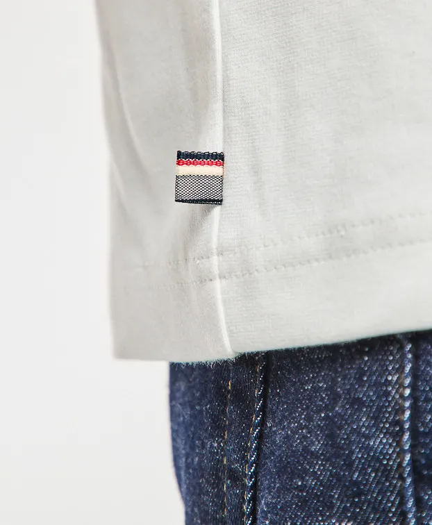 la gentle factory homme t shirt isao lourd coton bio ecru l armoire poethique  1 