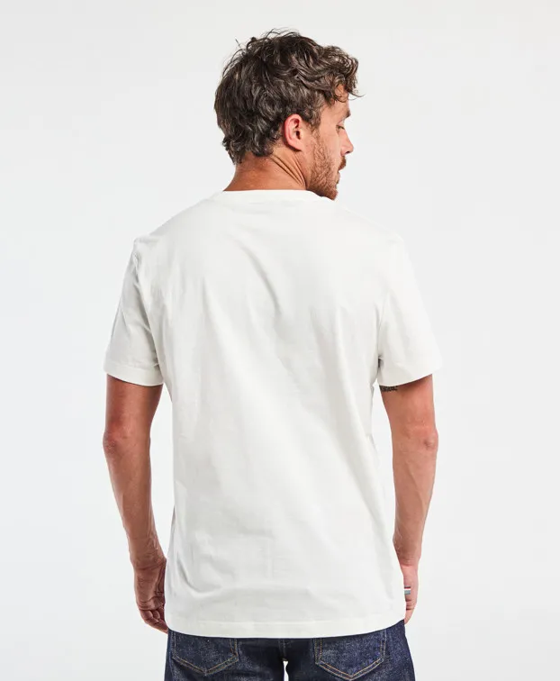 la gentle factory homme t shirt velo barthelemien coton bio ecru l armoire poethique  4 