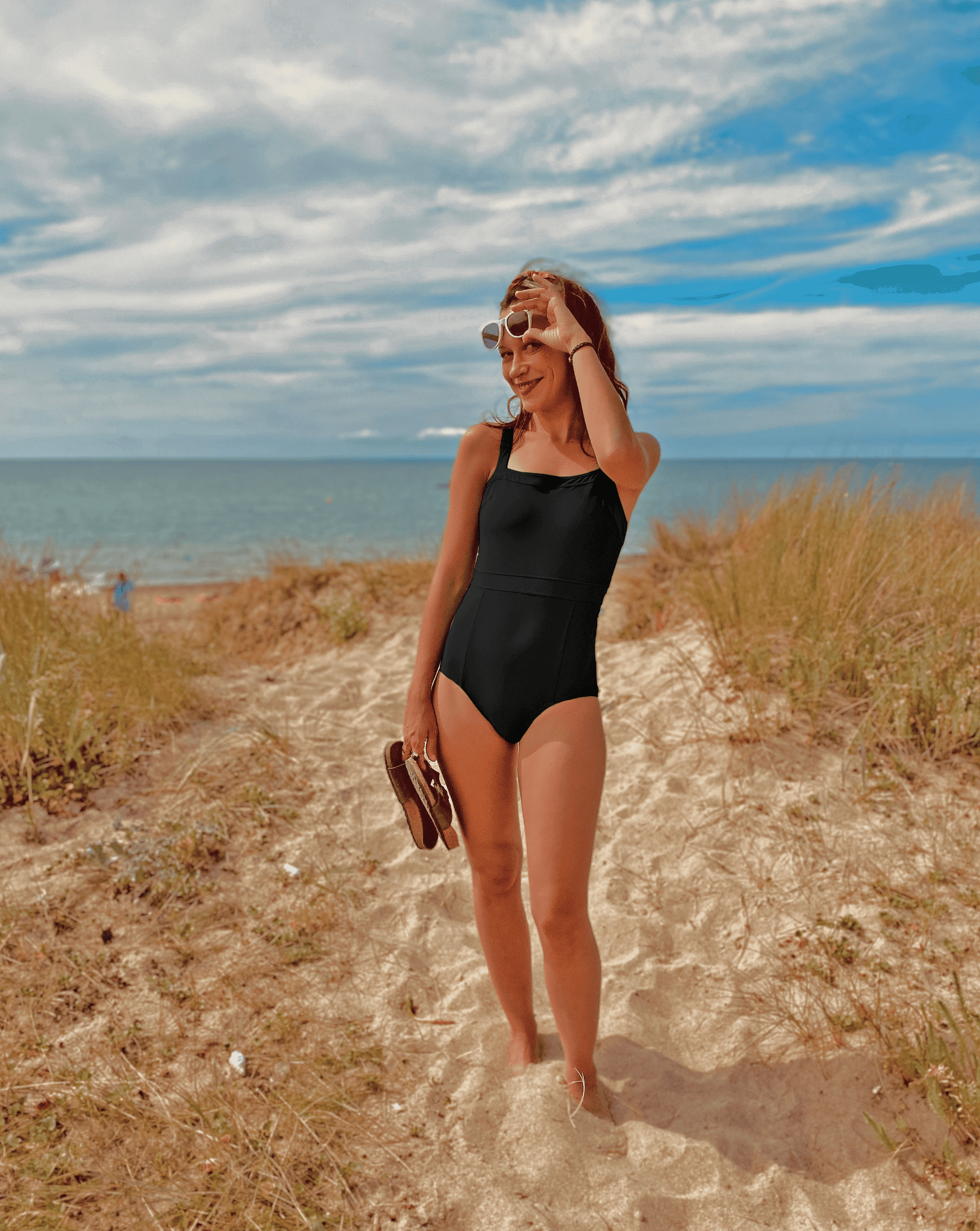 le bain normand femme maillot de bain une piece cabourg noir polyester recycle l armoire poethique  2 