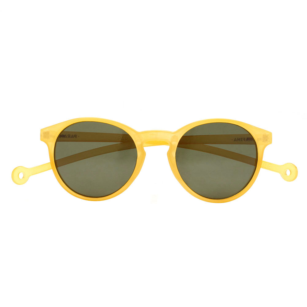lunettes de soleil en bouteilles de plastique recycles isla transparent yellow pepper green  jaune ple transparent parafina unisexe lunettes isla bouteille recyclee jaune l armoire poethique 2