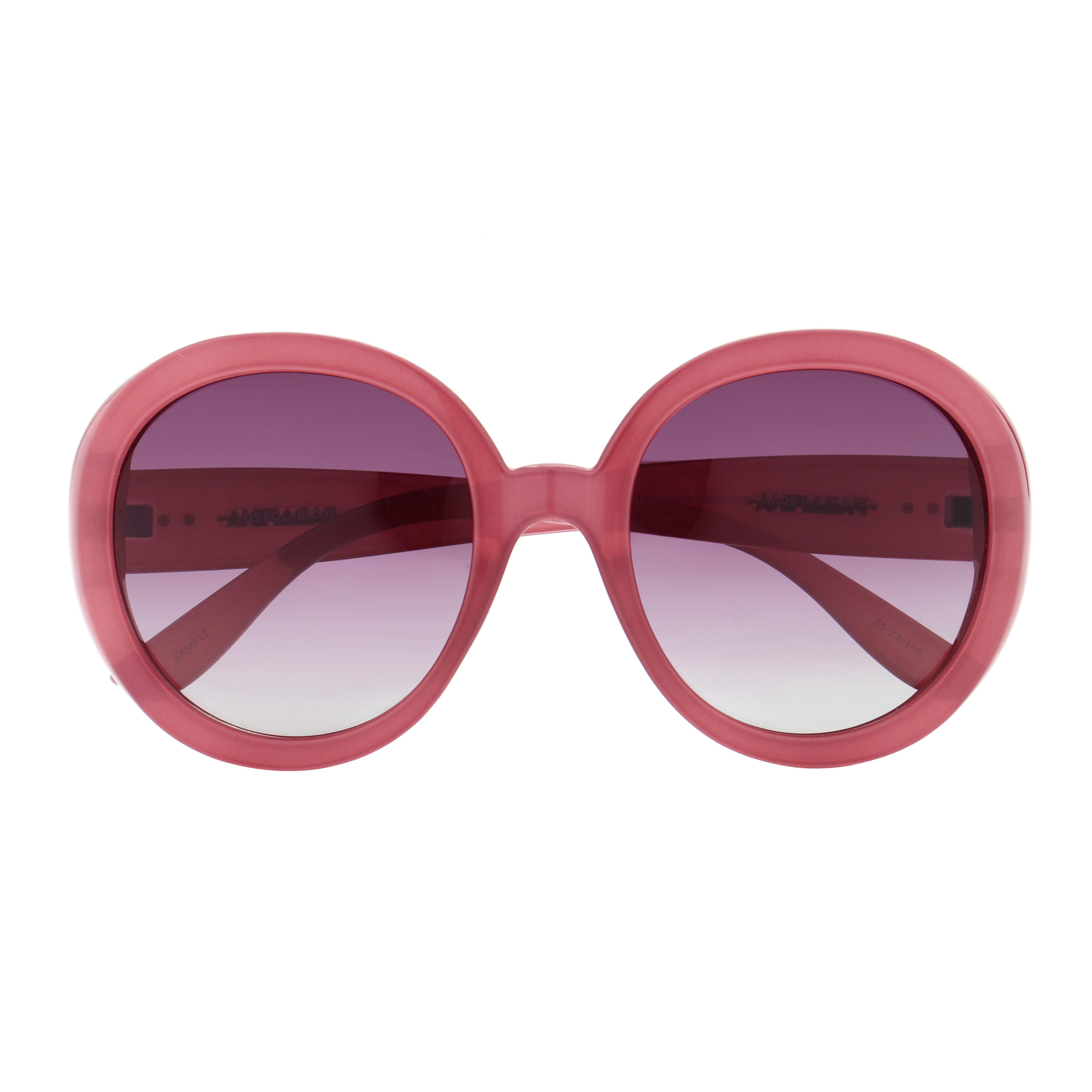 lunettes de soleil en bouteilles de plastique recycles lava grape pink gradient pink  rose parafina unisexe lunettes lava bouteille recyclee rose l armoire poethique 2