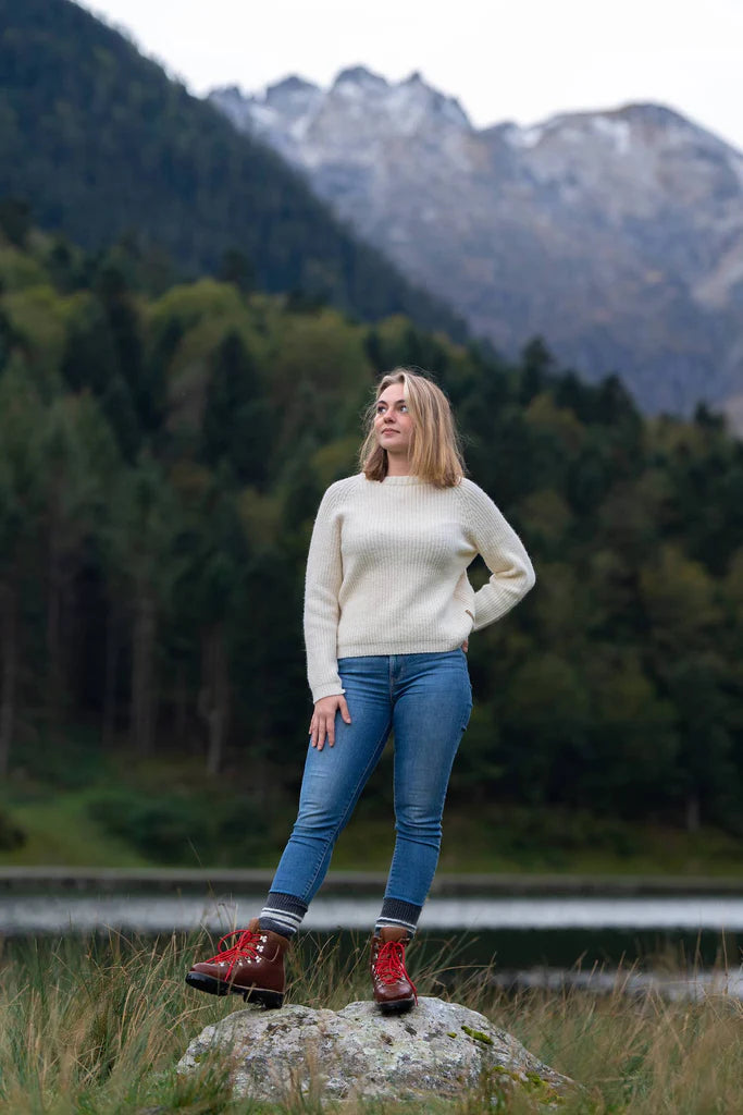 maison izard femme pull neou ecru laine l armoire poethique  3 