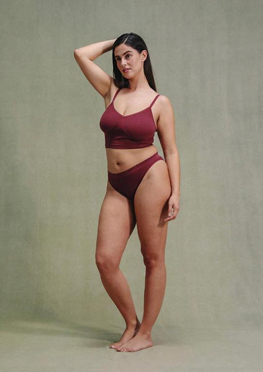 mina storm femme culotte kala lyocell dark grape bordeaux l armoire poethique  3 