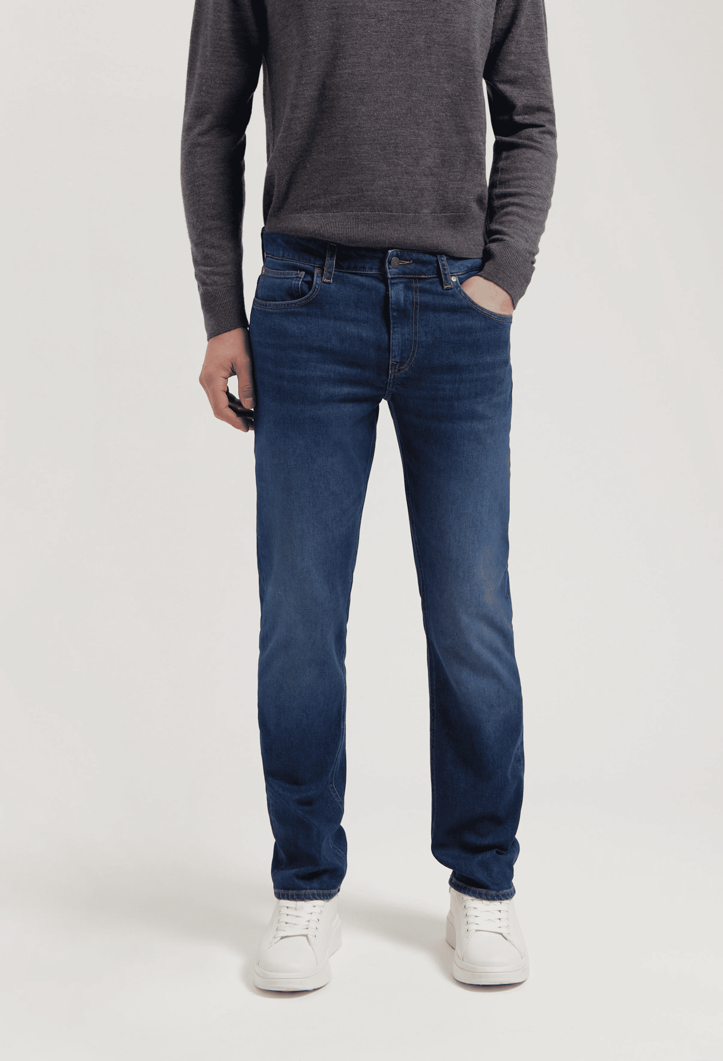 mud jeans homme bryce mid straight coton bio coton recycle rustic blue l armoire poethique  5 