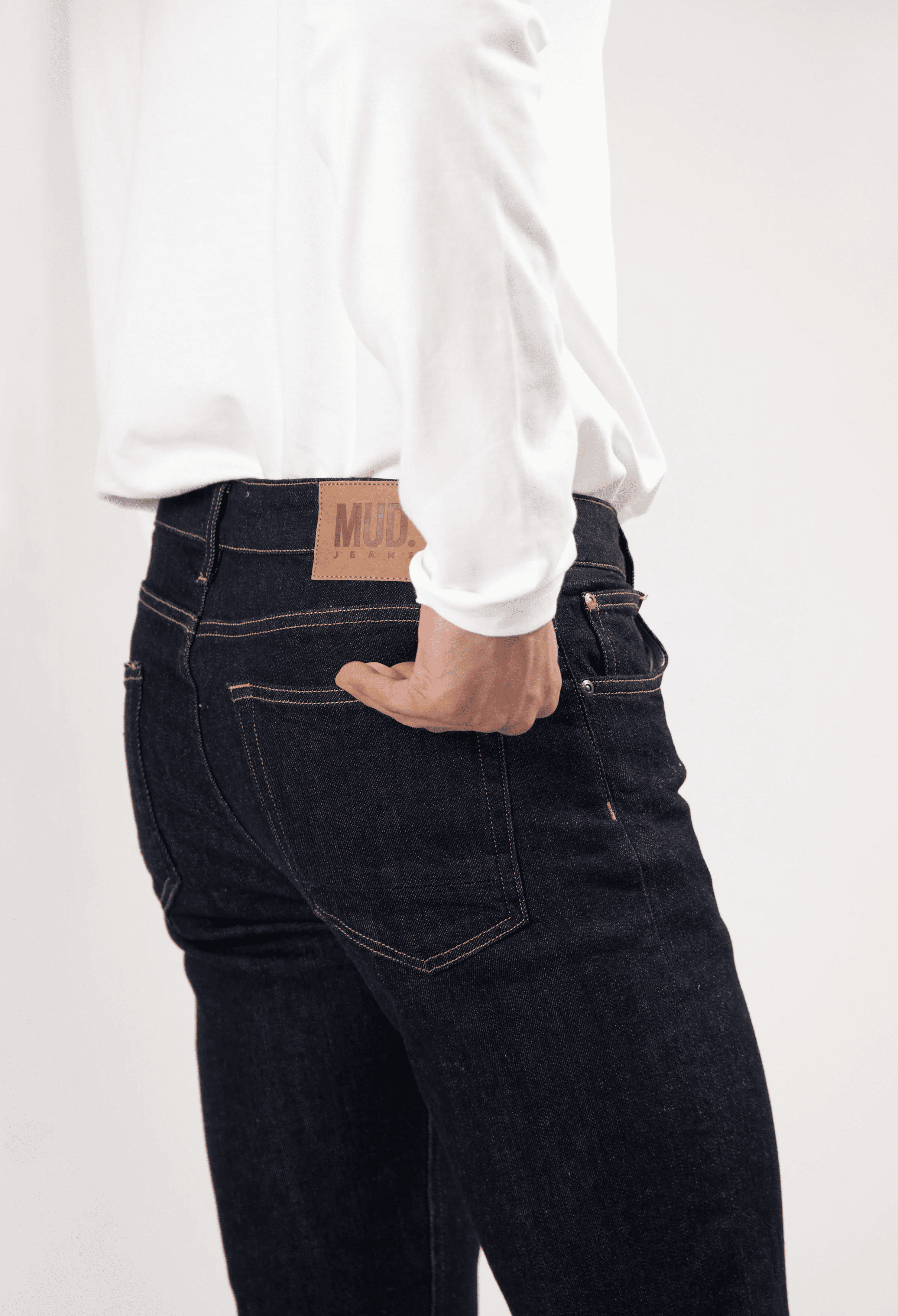 mud jeans homme bryce mid straight coton bio coton recycle strong blue l armoire poethique  1 