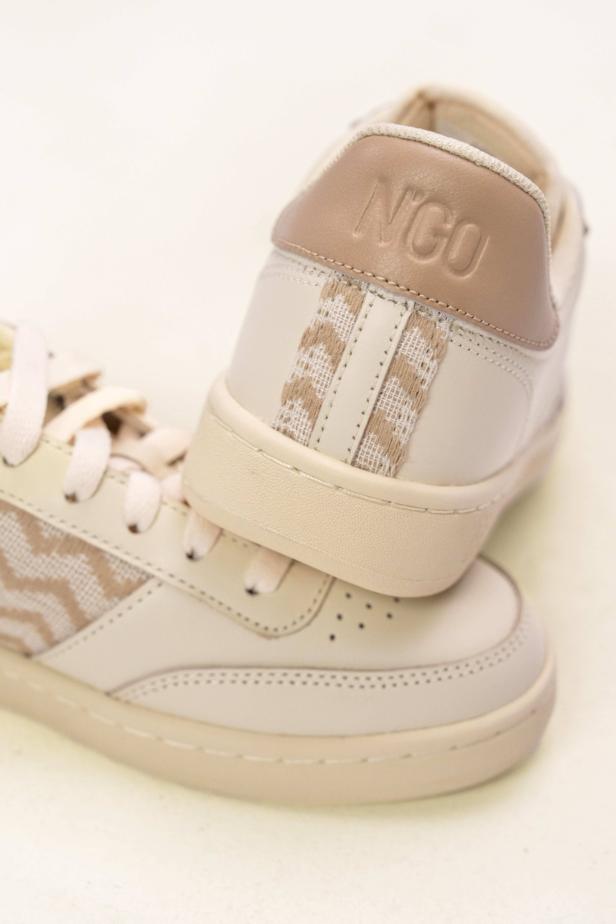 ngo shoes unisexe saigon 24 sesame creme beige cuir l armoire poethique  4 