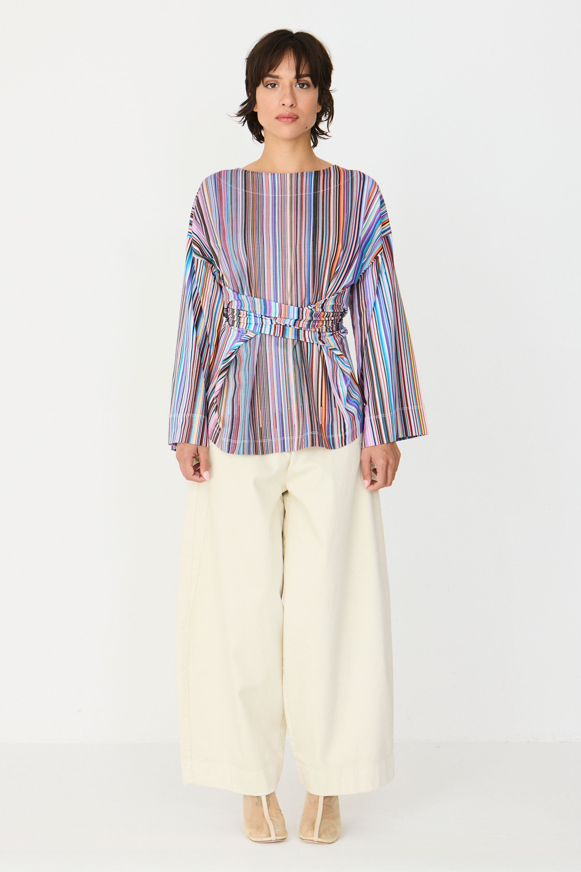 pantalon ballon en coton bio mari  blanc cass skfk femme pantalon ballon mari coton bio blanc cass l armoire poethique 5