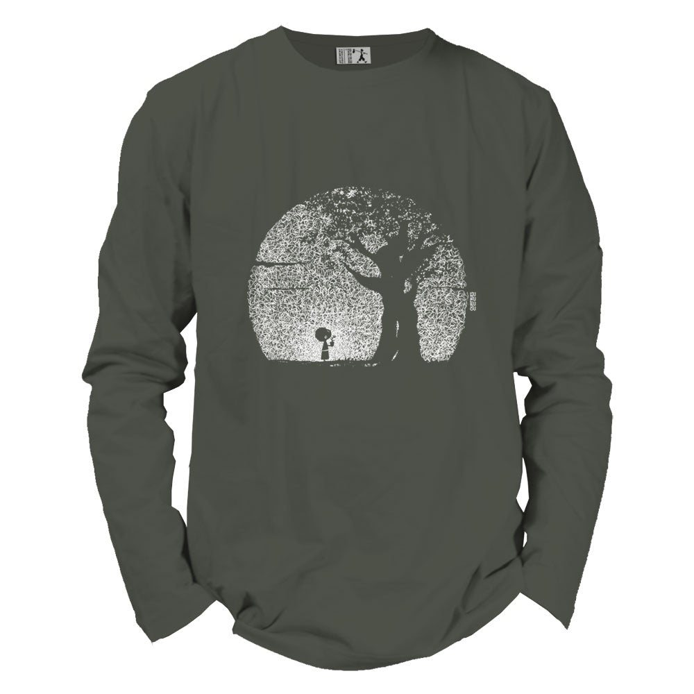 quat rues homme t shirt beitun pousse kaki coton bio l armoire poethique