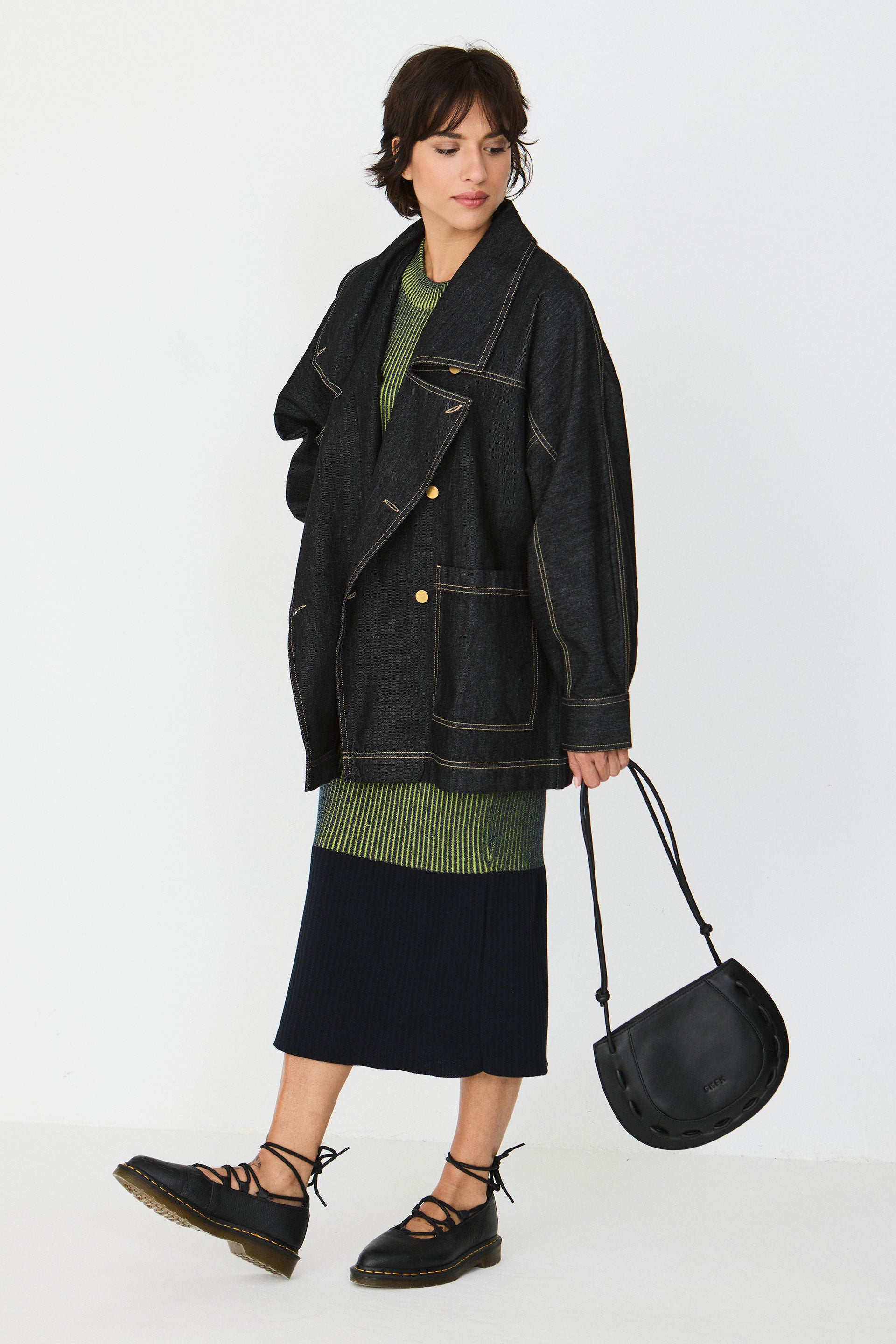 sac  main en cuir bassa  noir skfk femme sac  main bassa cuir noir l armoire poethique 2