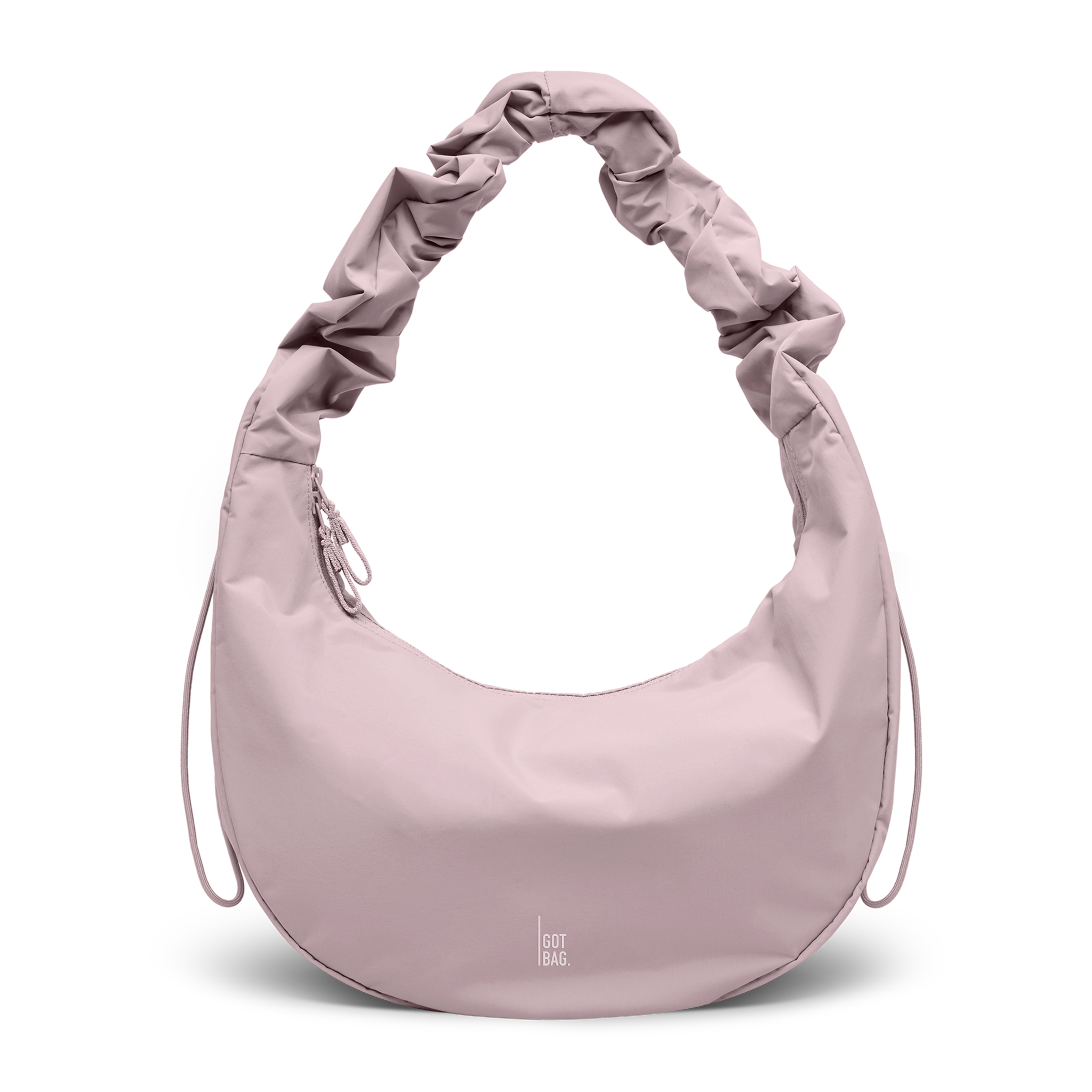 sac banane dperlant en polyester recycl moon bag ruffle monochrome pink dolphin  rose ple got bag femme sac banane moon bag ruffle rose polyester recycle l armoire poethique 20