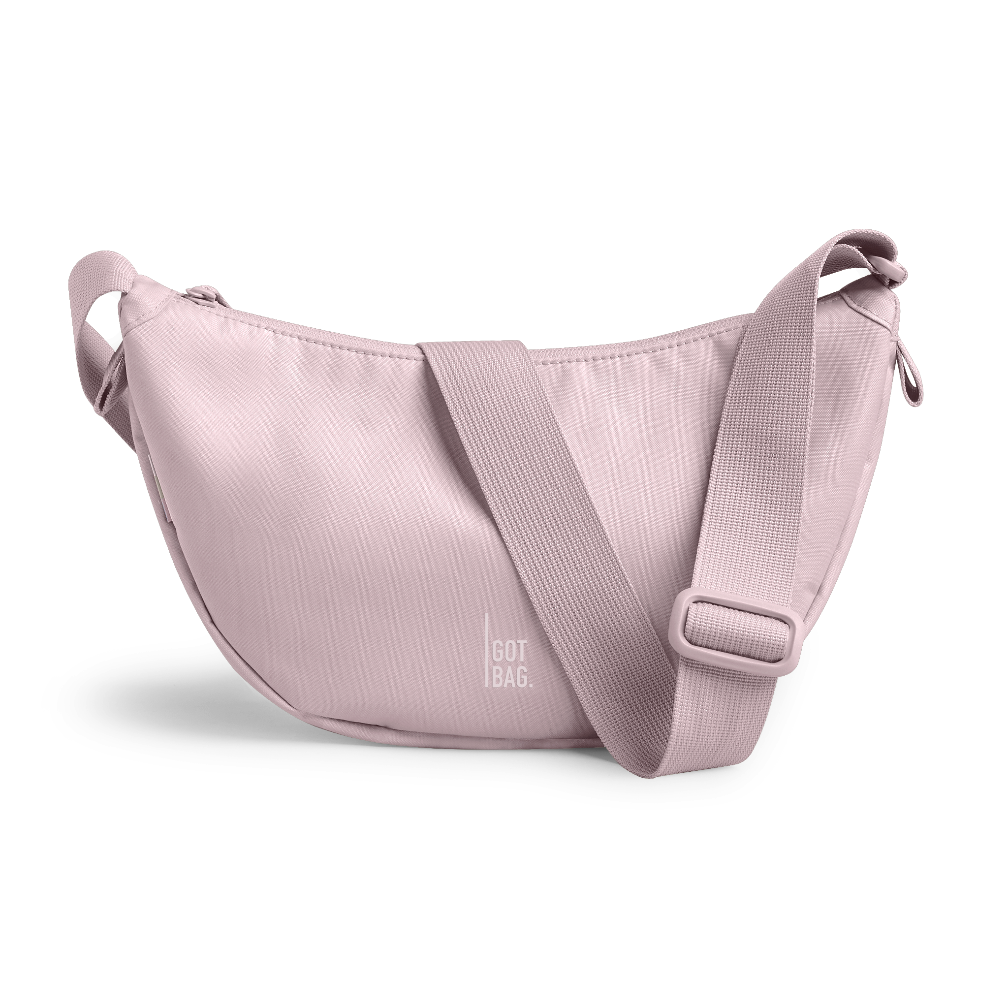 sac banane dperlant en polyester recycl moon bag small pink dolphin  rose ple got bag femme sac banane moon bag petit rose polyester recycle l armoire poethique 24