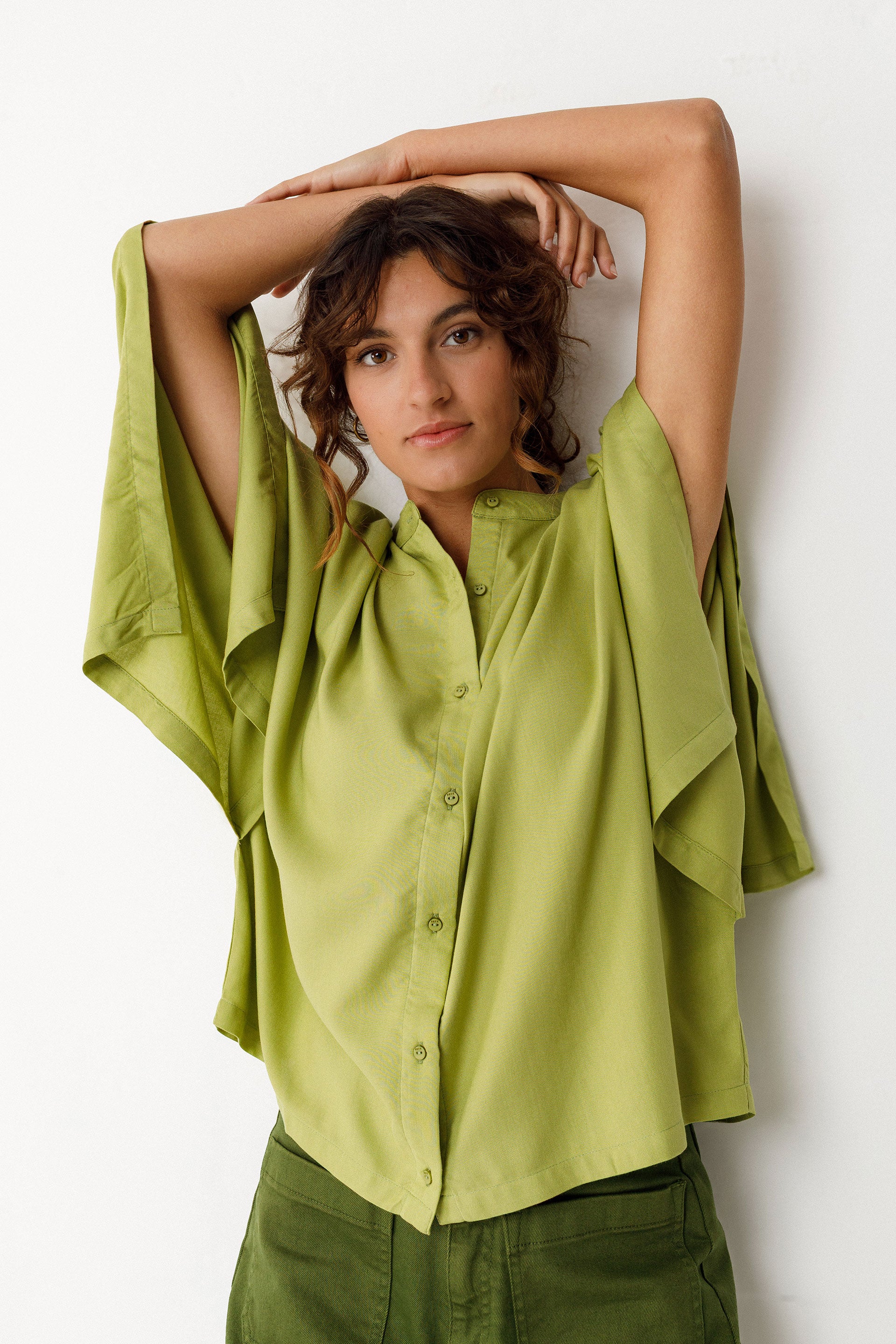 skfk femme blouse doltza vert lenzing ecovero l armoire poethique  2 