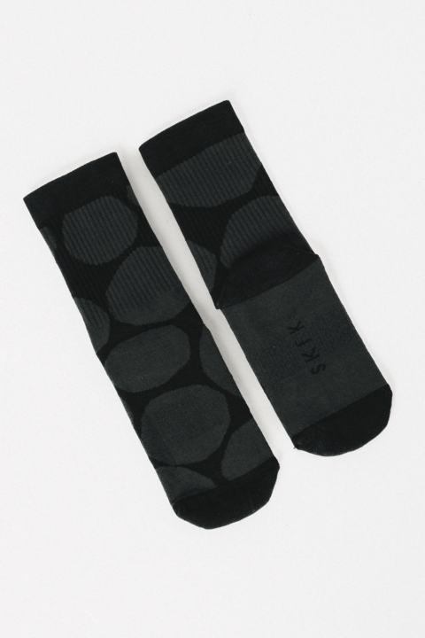 skfk femme chaussette epel coton bio noir vert l armoire poethique  1 
