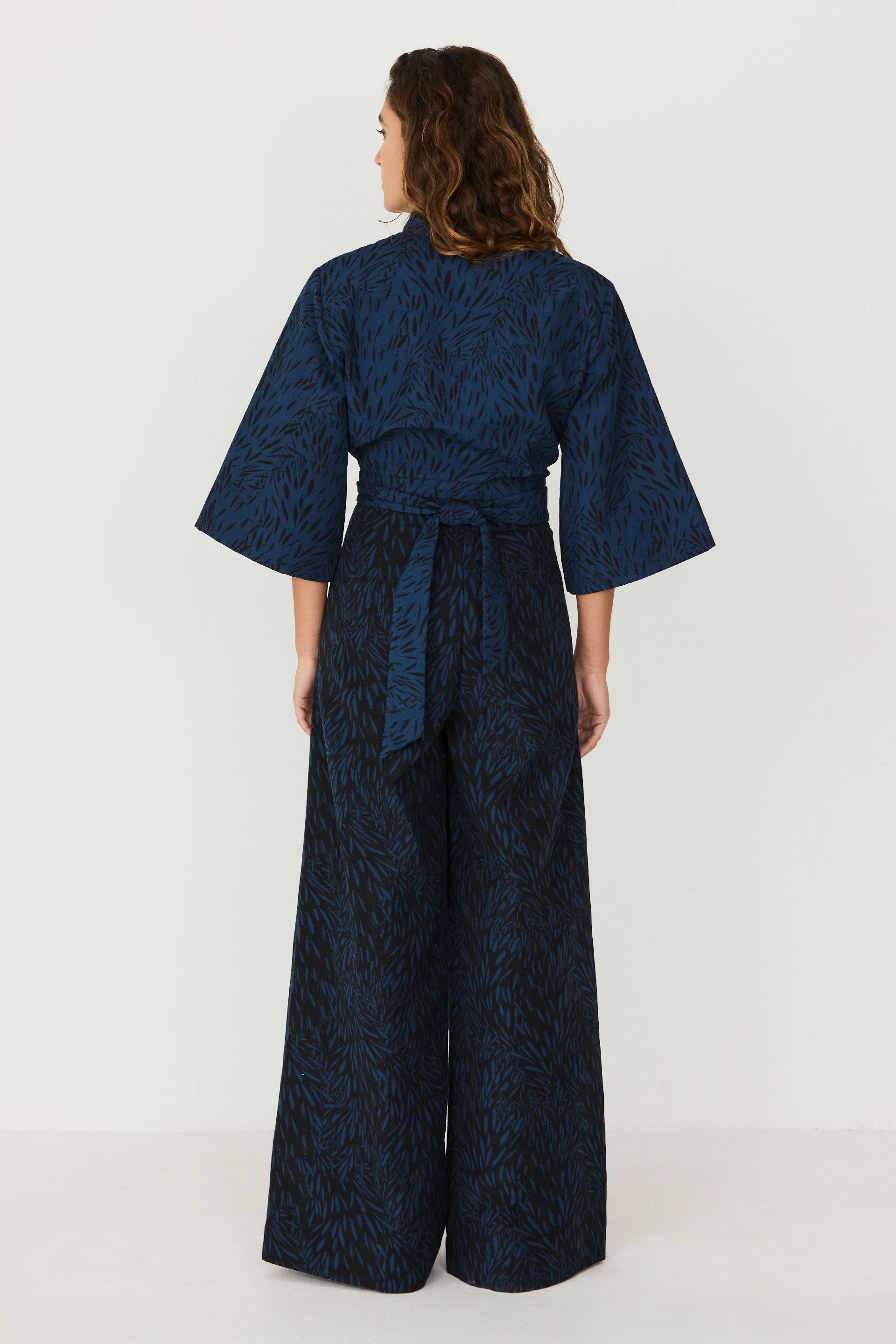 skfk femme combinaison kattalin leaves coton bio bleu petrole bleu fonce l armoire poethique 3 