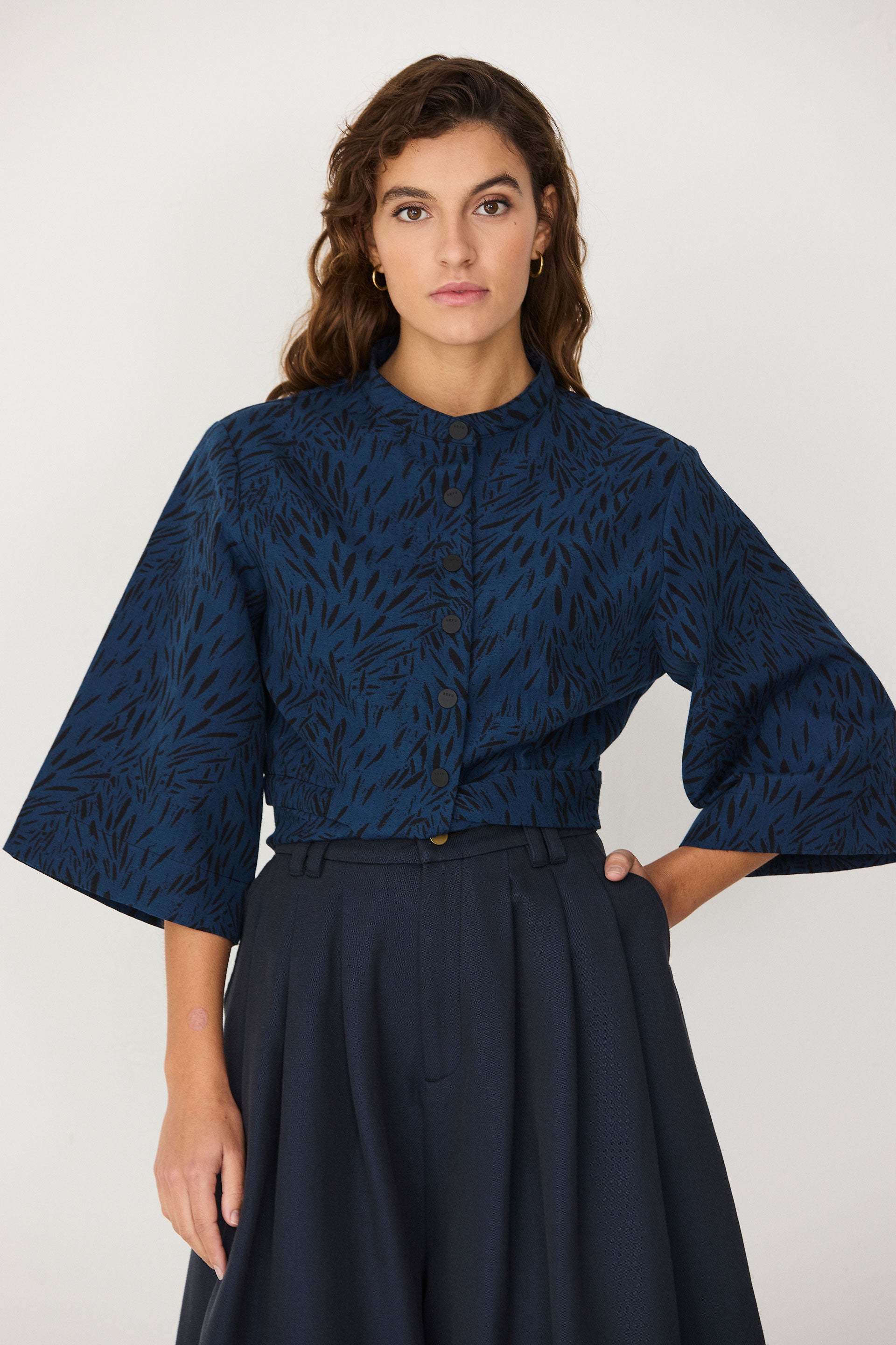 skfk femme combinaison kattalin leaves coton bio bleu petrole bleu fonce l armoire poethique 7 