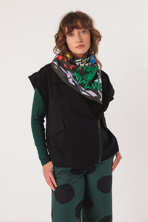 skfk femme foulard asabak coton bio multicolore l armoire poethique  1 
