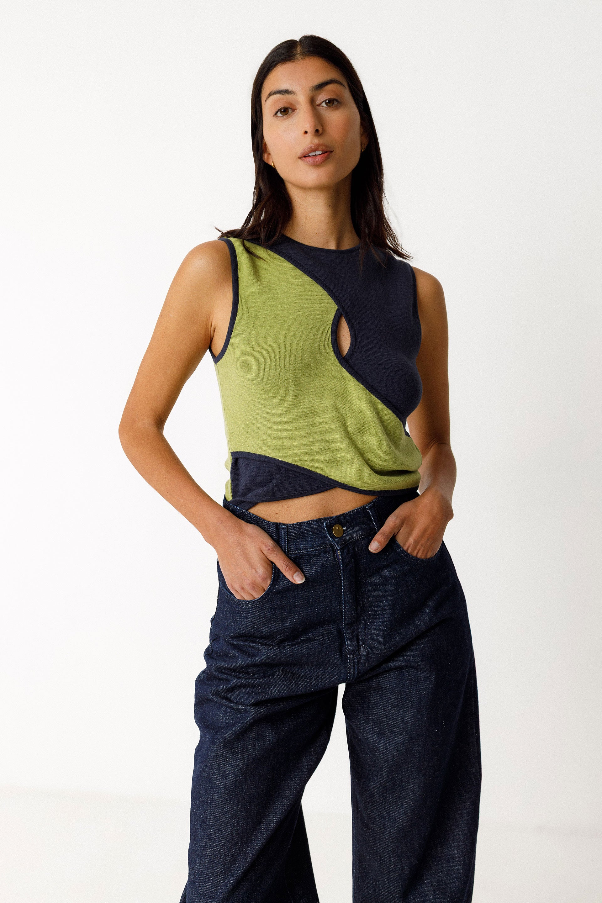 skfk femme jean miren bleu coton bio l armoire poethique  2 