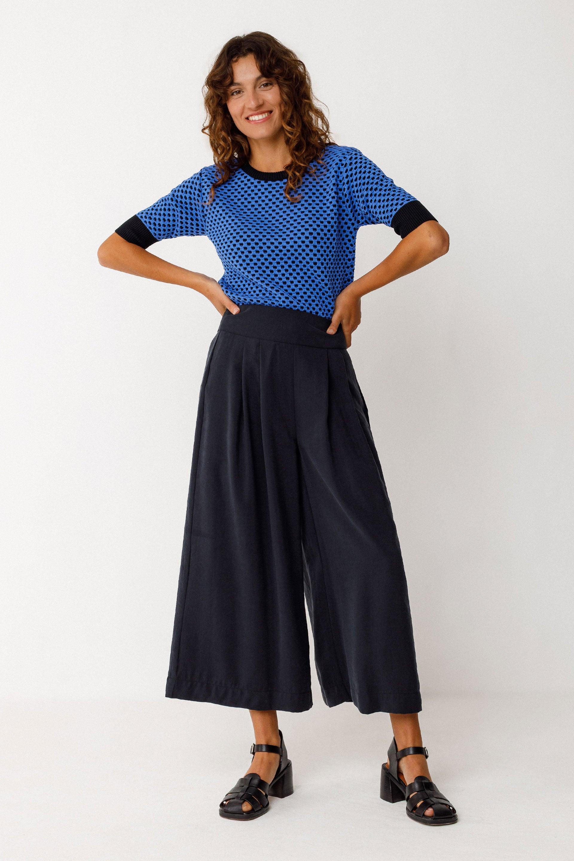 skfk femme pantalon enetz noir modal tencel l armoire poethique  1 