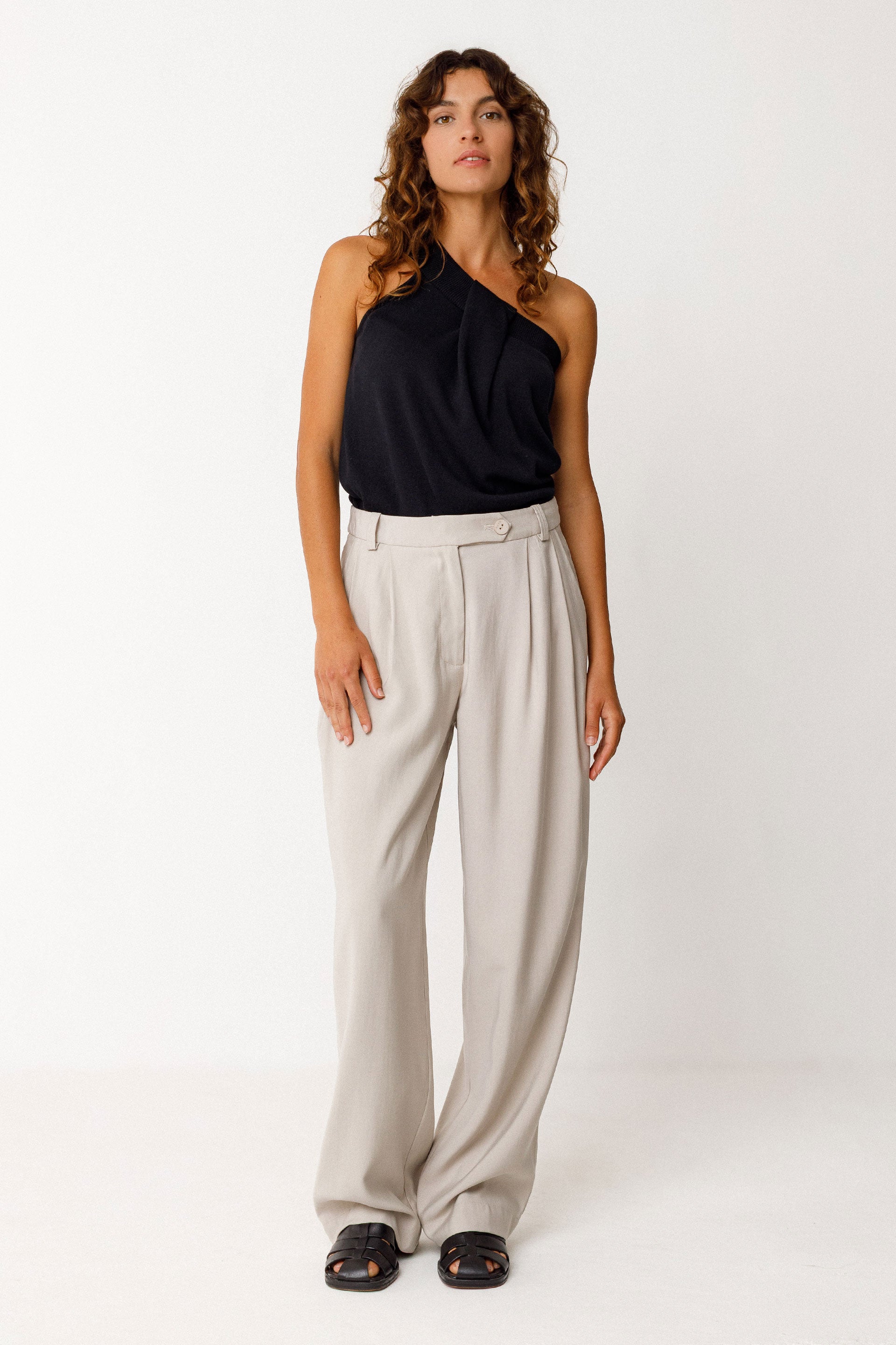 skfk femme pantalon haide mastic lenzing ecovero l armoire poethique  1 