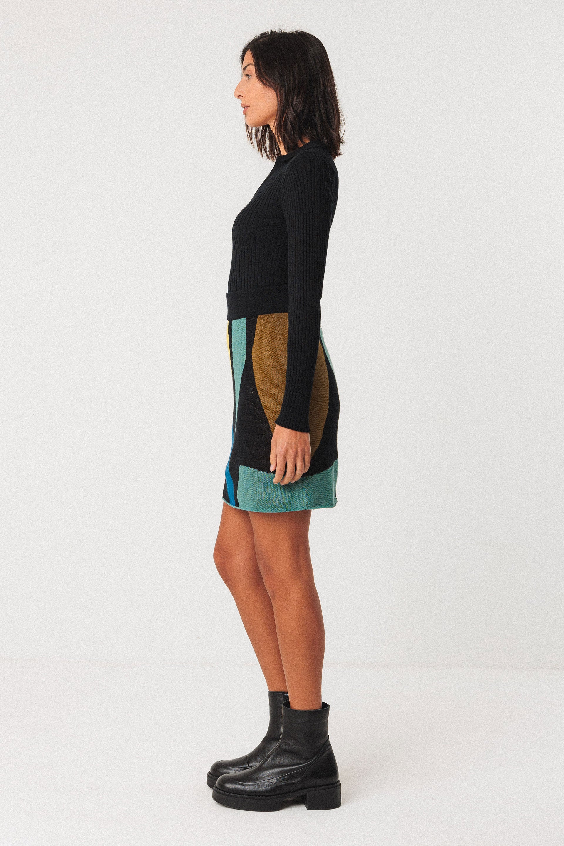 skfk femme pull ariza coton bio noir l armoire poethique  3 