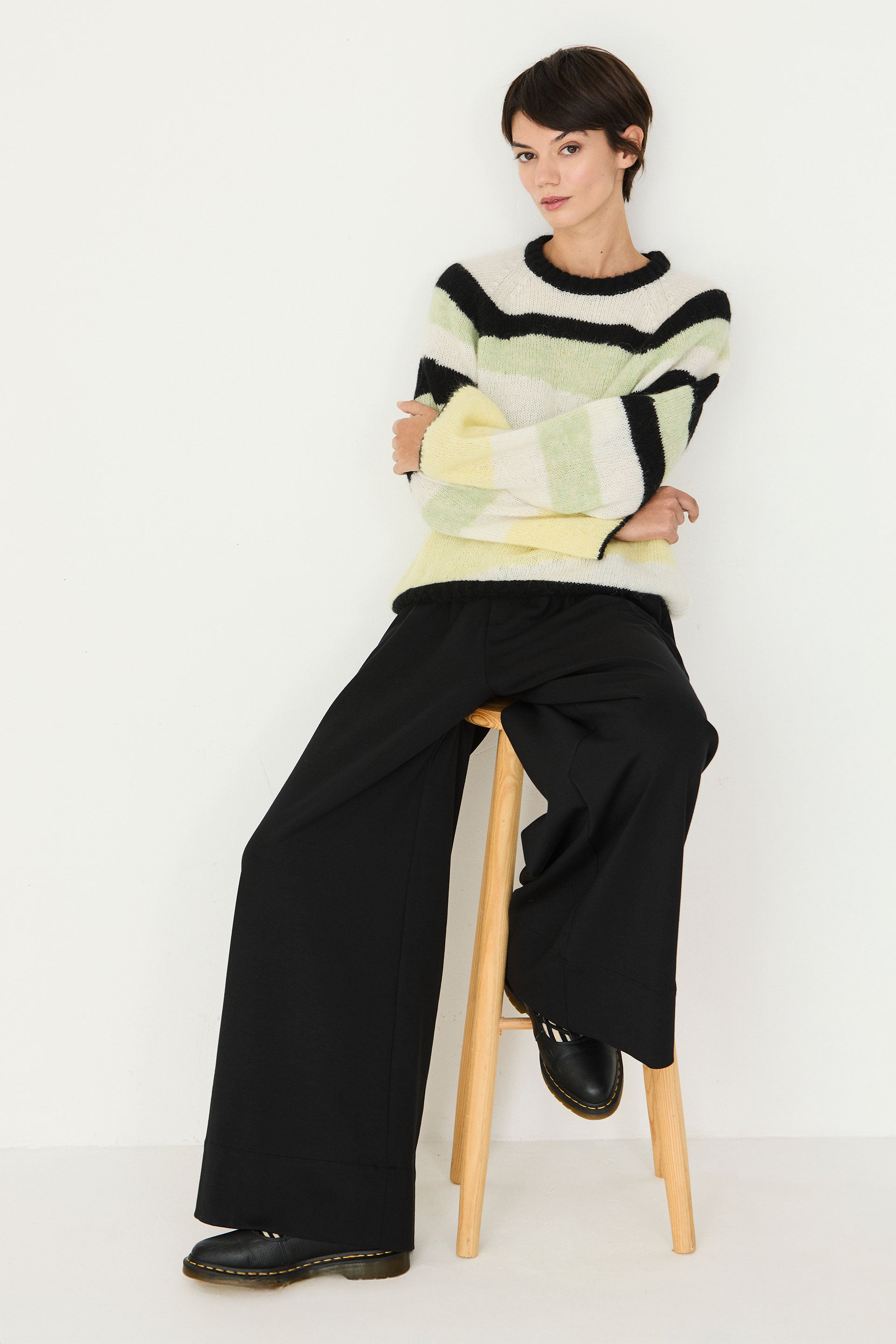 skfk femme pull espe muticolore laine alpaga l armoire poethique  2 