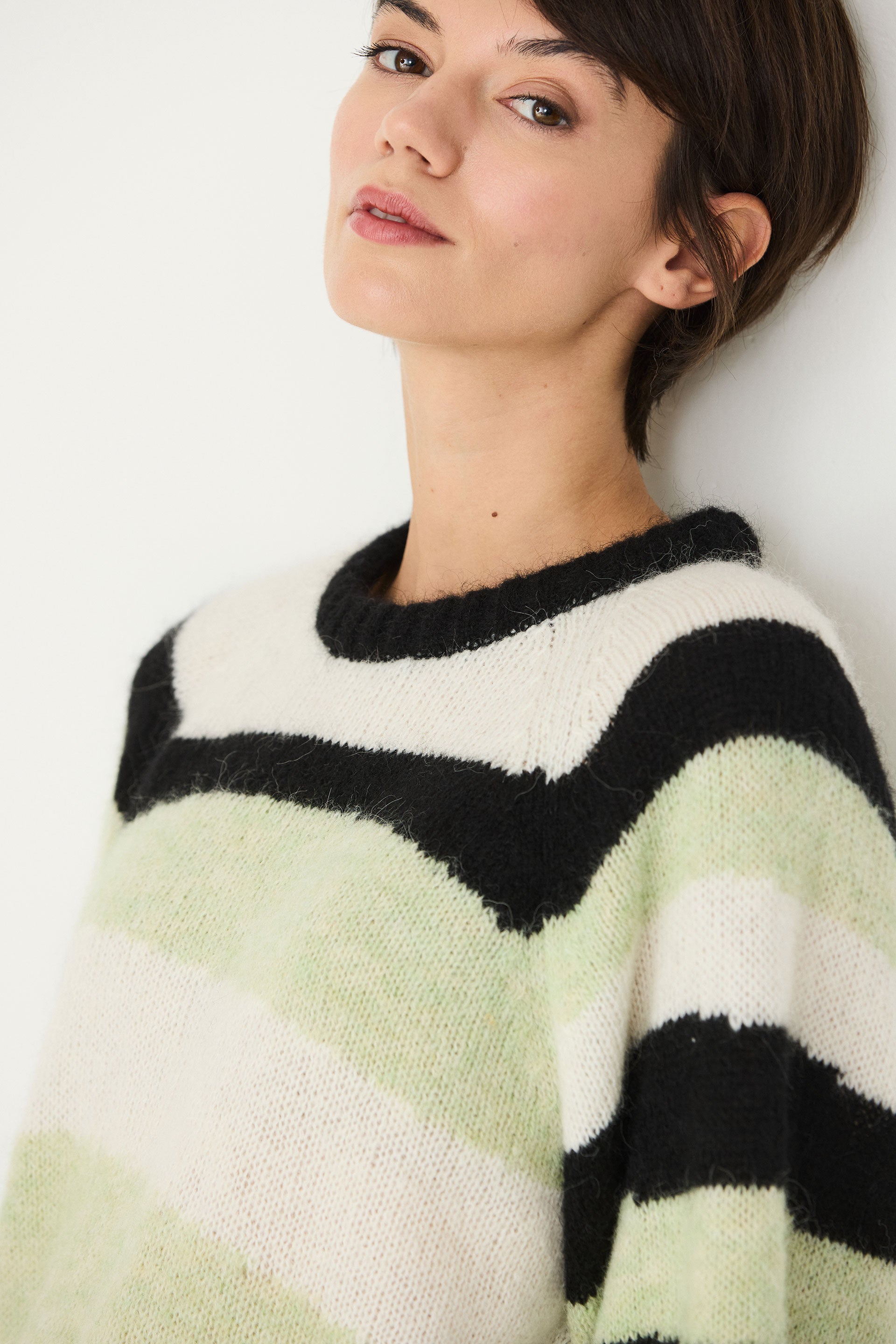 skfk femme pull espe muticolore laine alpaga l armoire poethique  3 