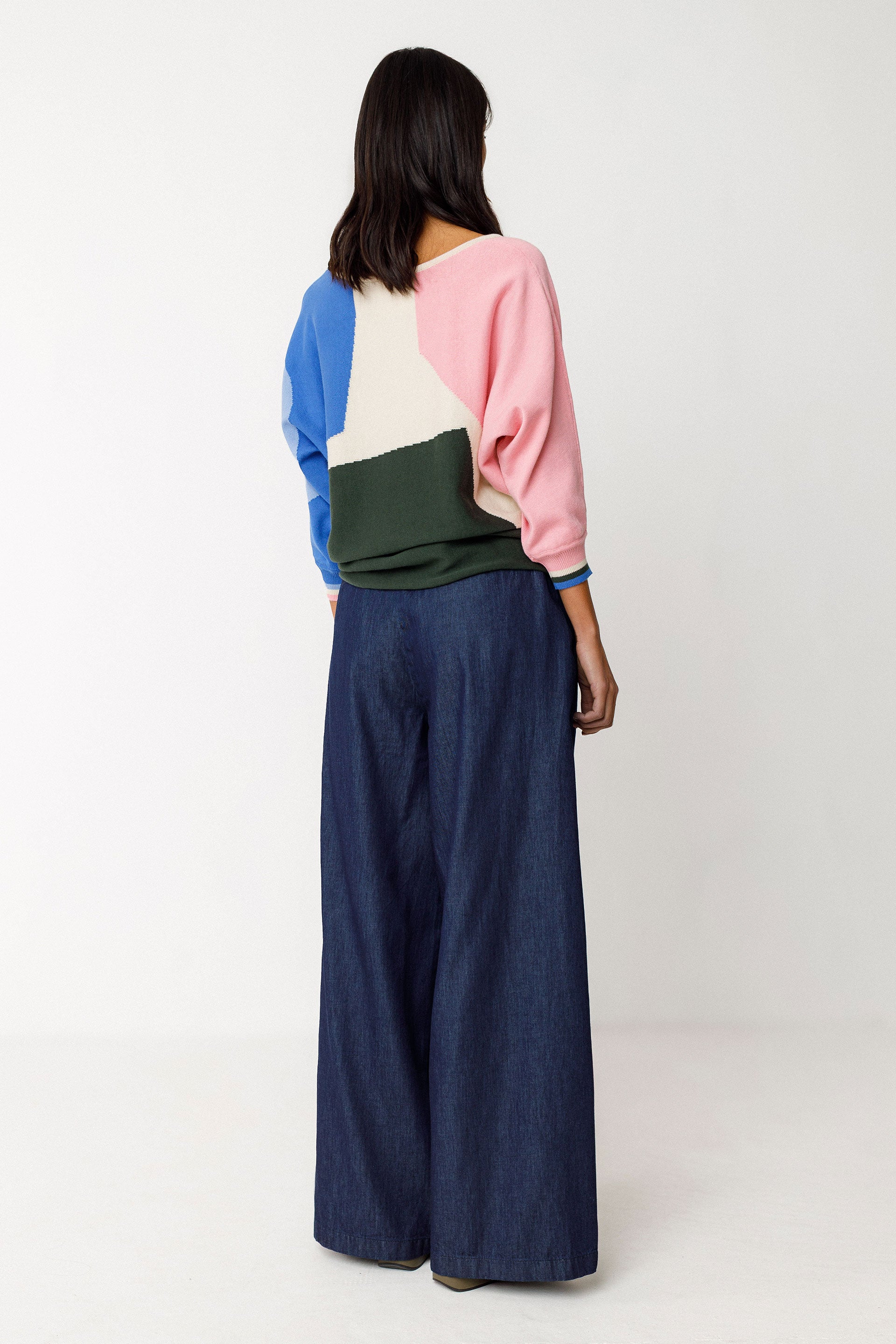 skfk femme pull naike multicolore coton bio l armoire poethique  4 