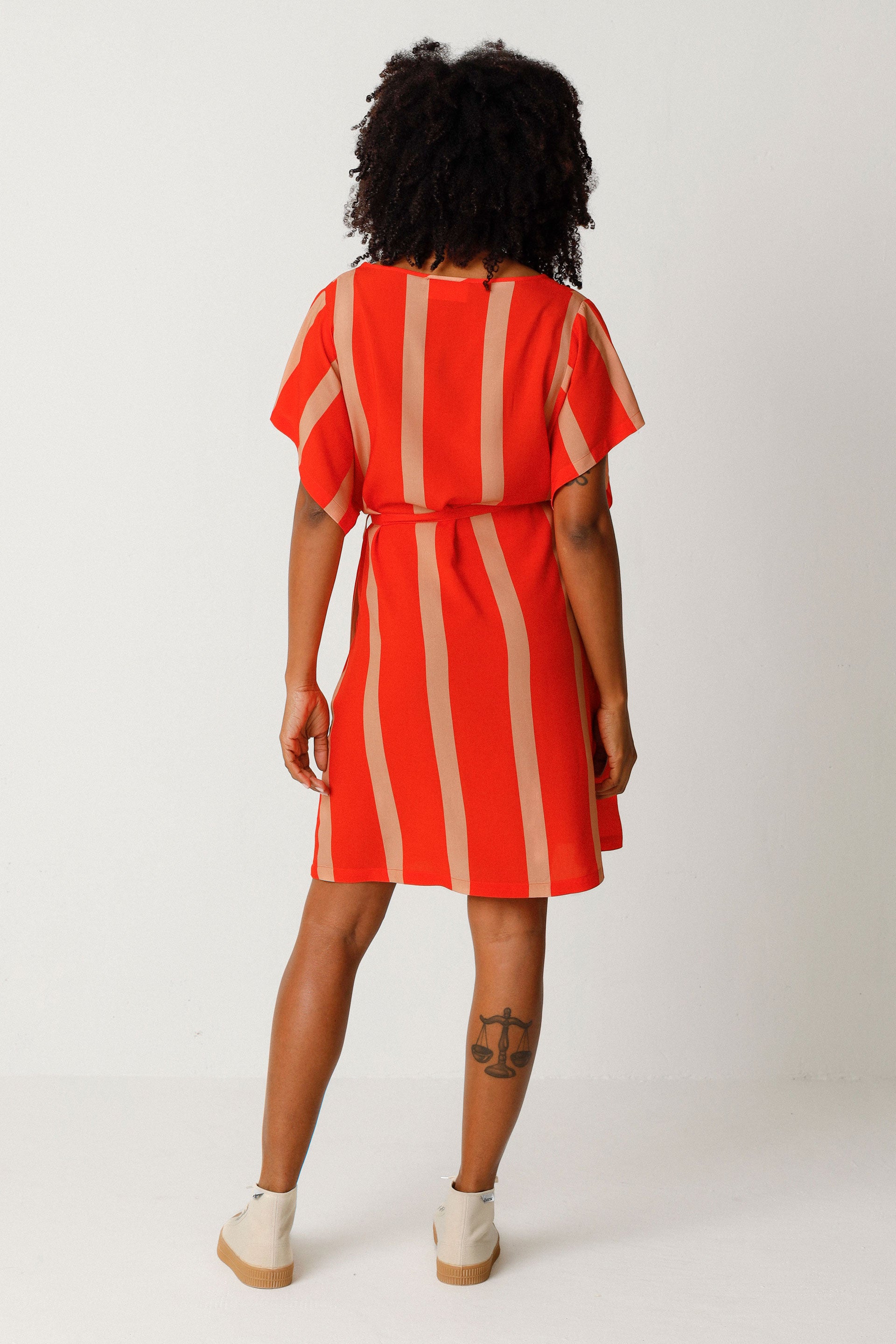 Robe en lenzing ecovero laide · rouge