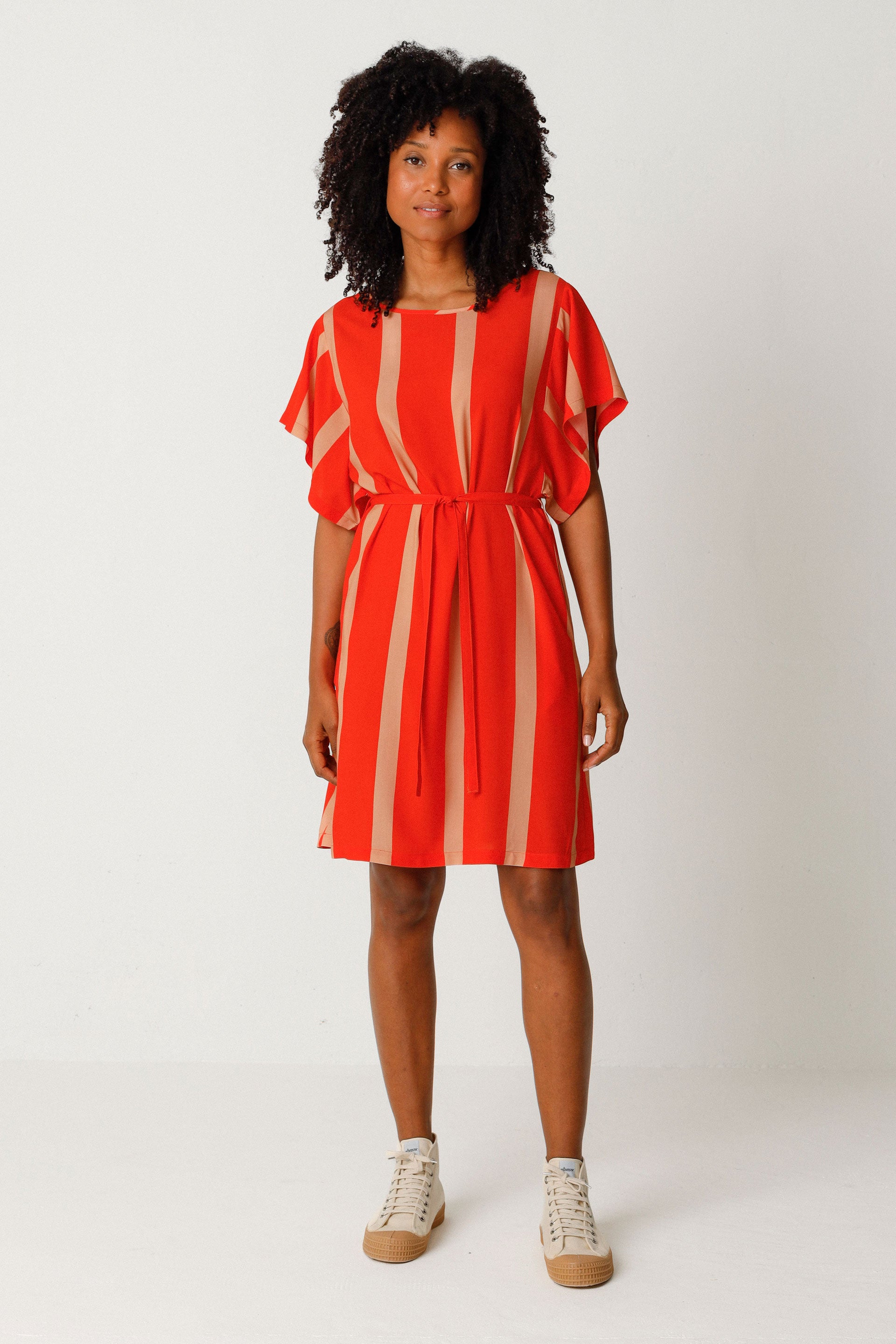 Robe en lenzing ecovero laide · rouge