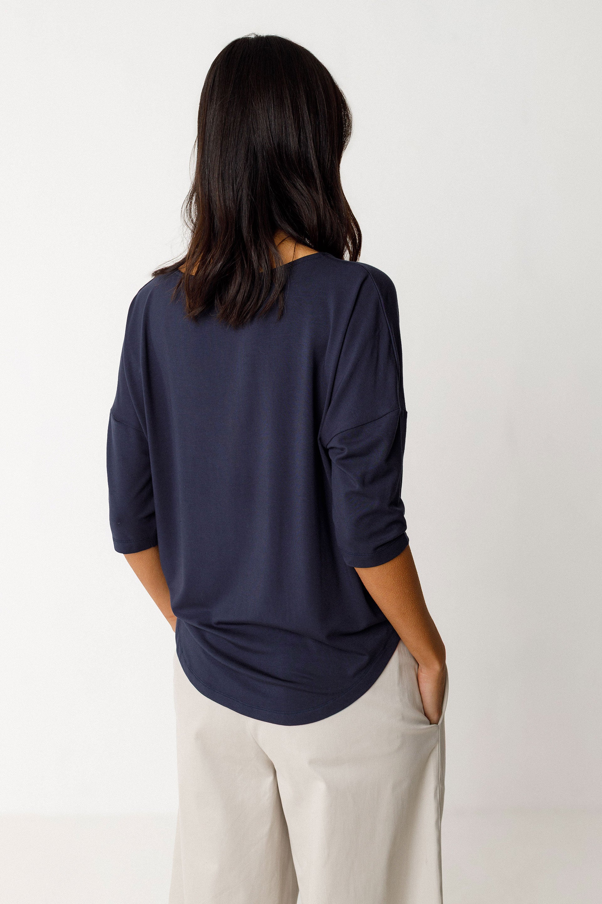 skfk femme t shirt zur 11 bleu tencel modal l armoire poethique  4 