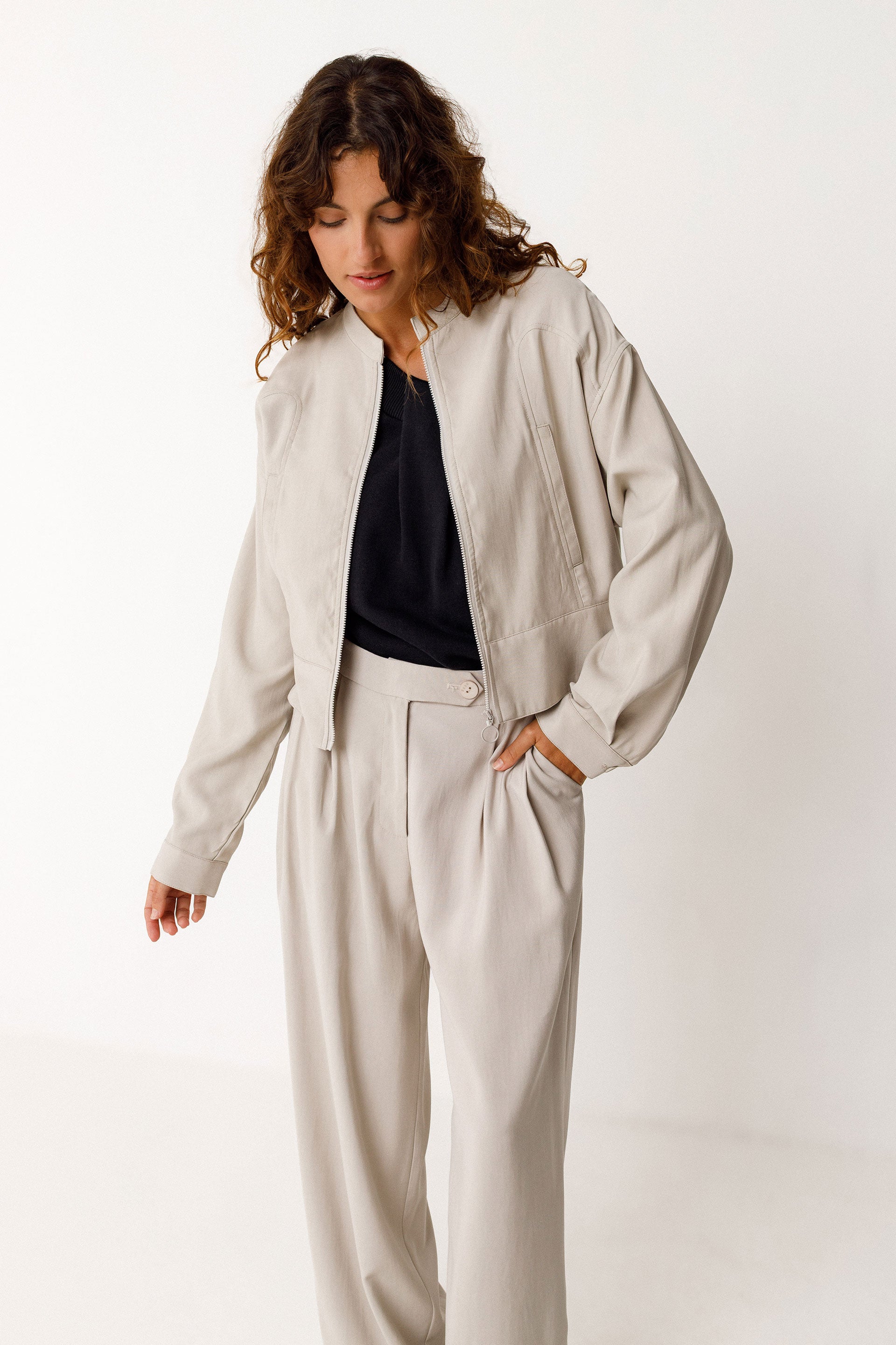 skfk femme veste elene mastic lenzing ecovero l armoire poethique  1 