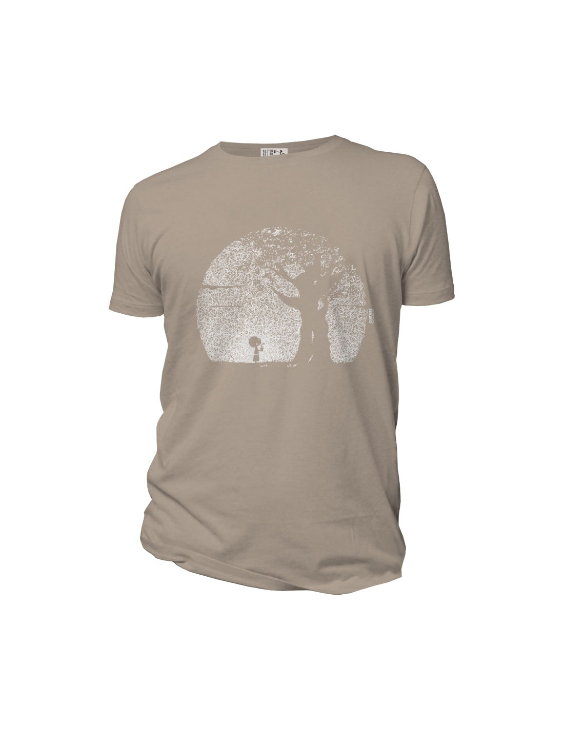 tee shirt en coton bio douala pousse  sable quat rues homme t shirt douala pousse sable coton bio l armoire poethique 1