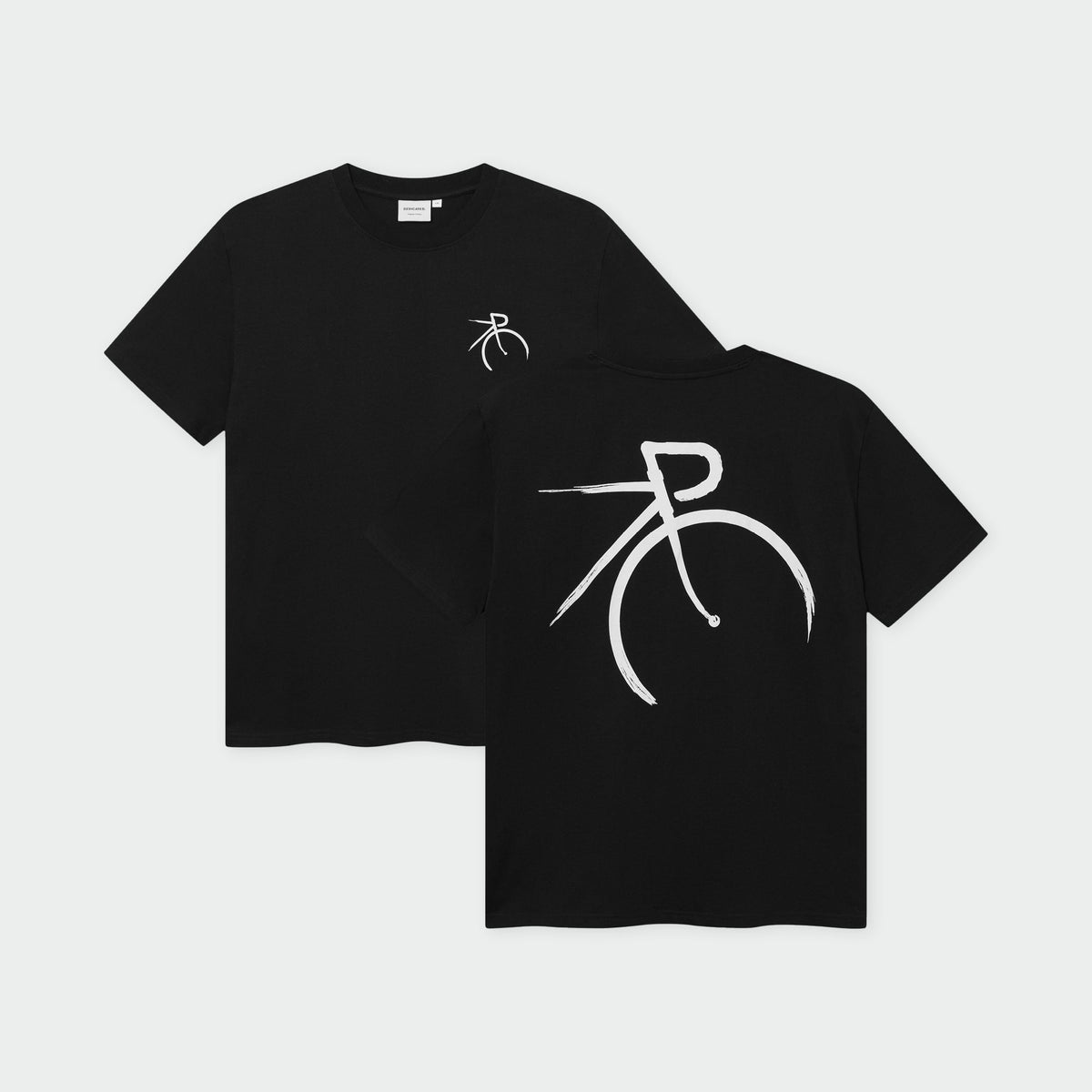 tee shirt en coton bio stockholm painted side bike noir homme l armoire poethique 1