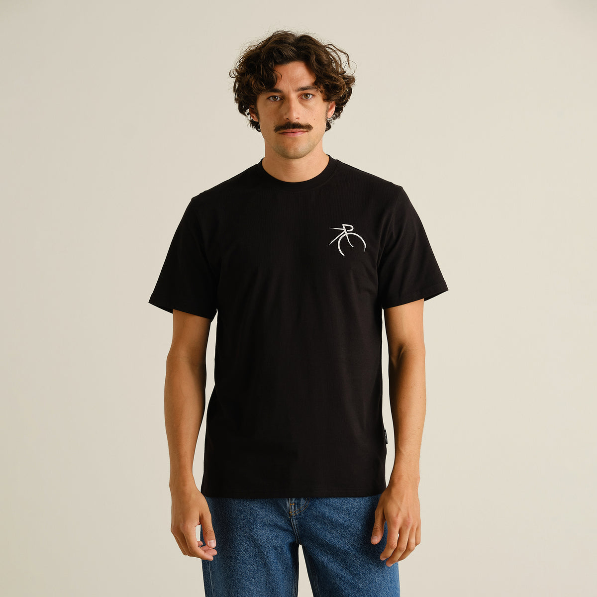 tee shirt en coton bio stockholm painted side bike noir homme l armoire poethique 2