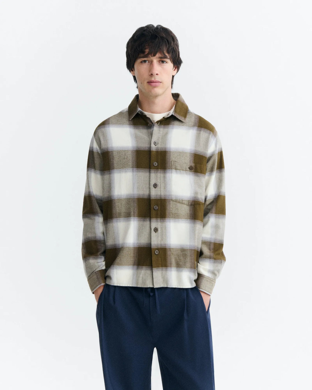 thinking mu chemise a carreaux en coton bio ashe checks theo multicolore l armoire poethique