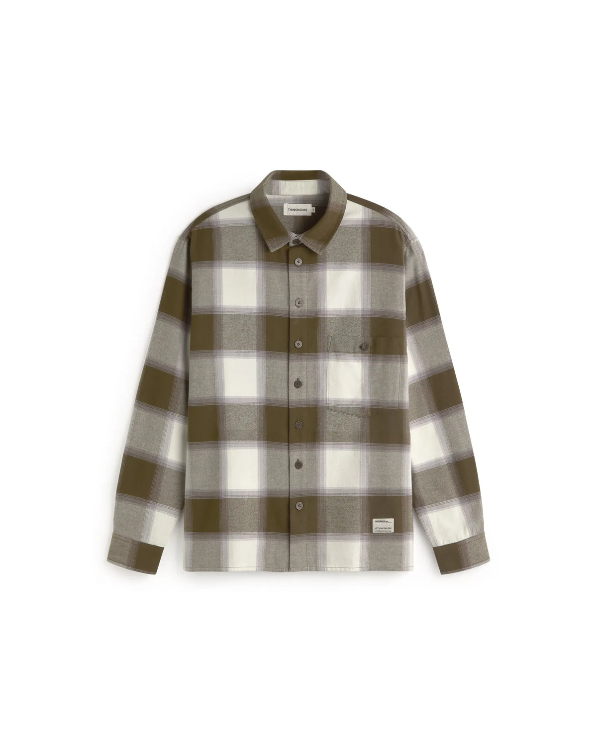 thinking mu chemise a carreaux en coton bio ashe checks theo multicolore l armoire poethique
