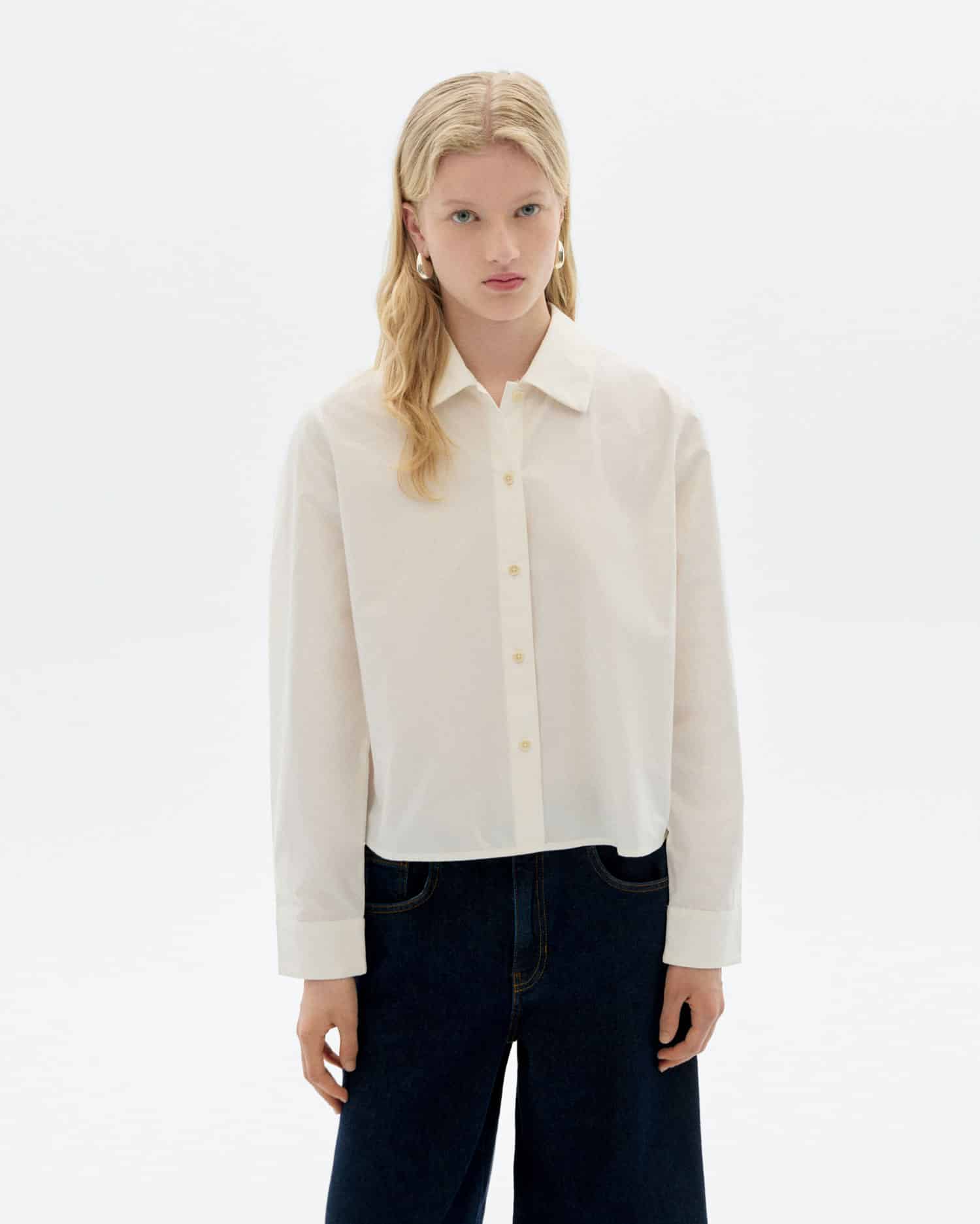 thinking mu femme blouse duna blanc coton bio l armoire poethique  1 