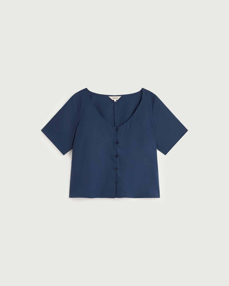 thinking mu femme blouse leia bleu chanvre l armoire poethique  1 