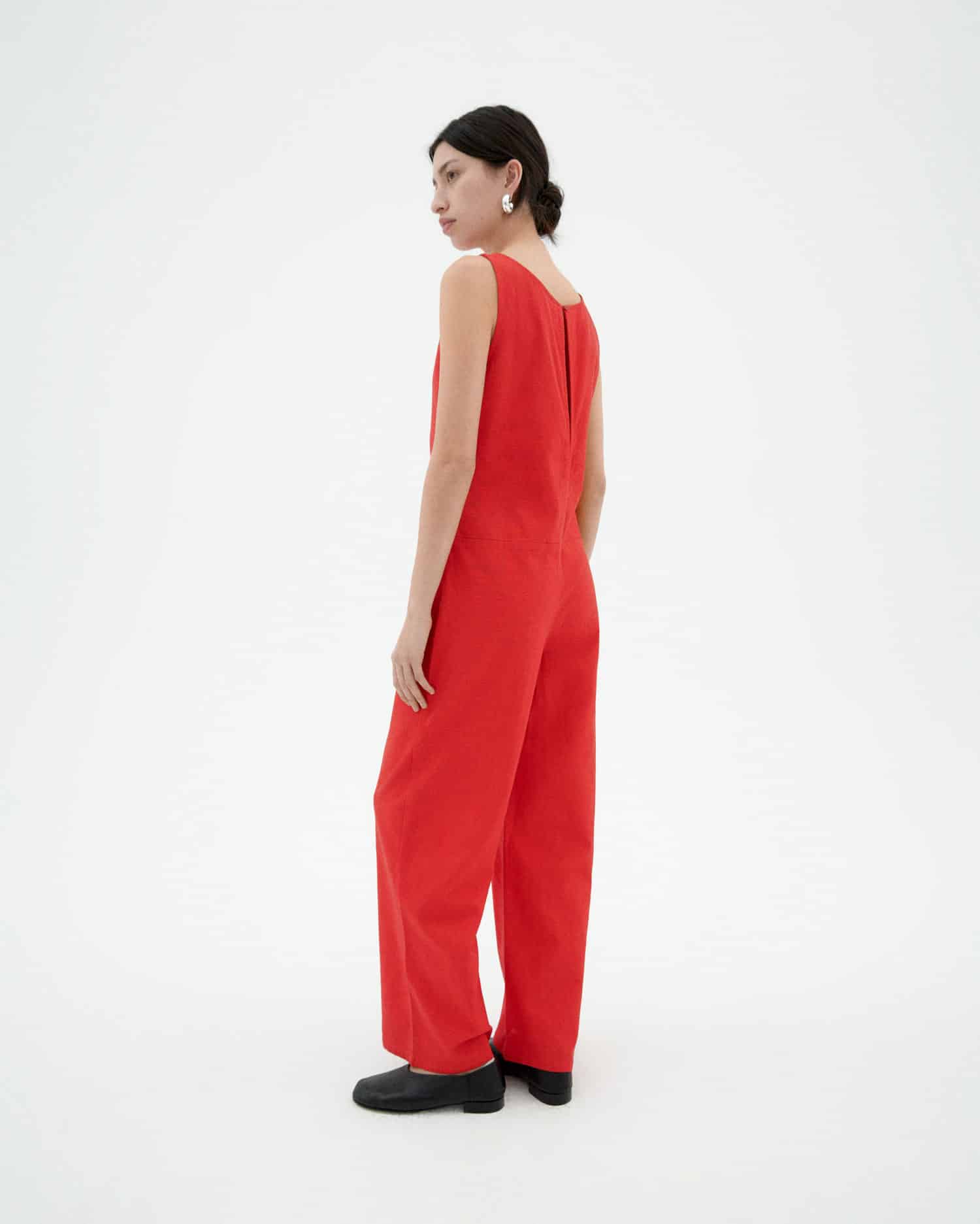 thinking mu femme combinaison adriana rouge coton bio l armoire poethique  2 
