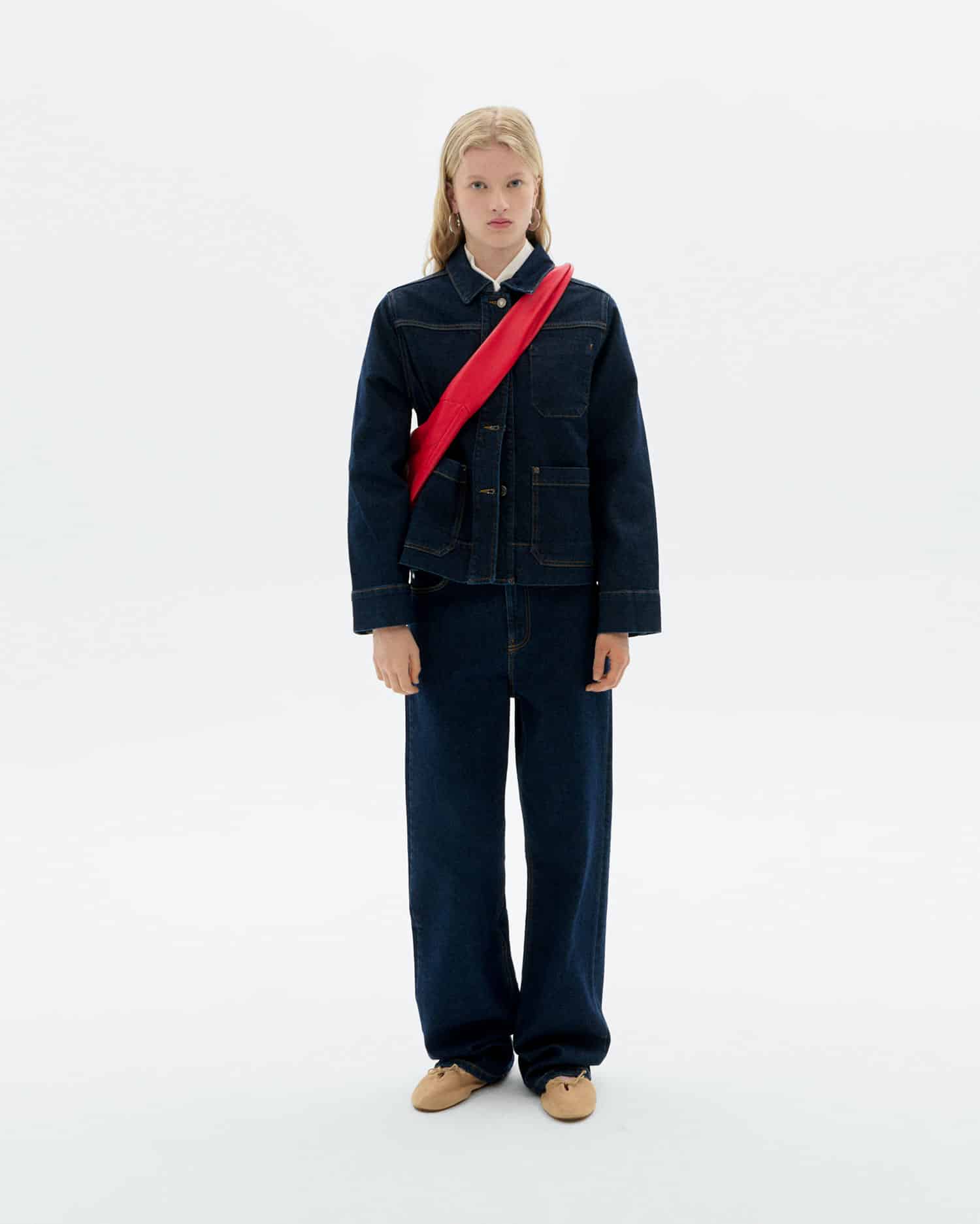 thinking mu femme jean flared theresa bleu coton bio l armoire poethique  2 