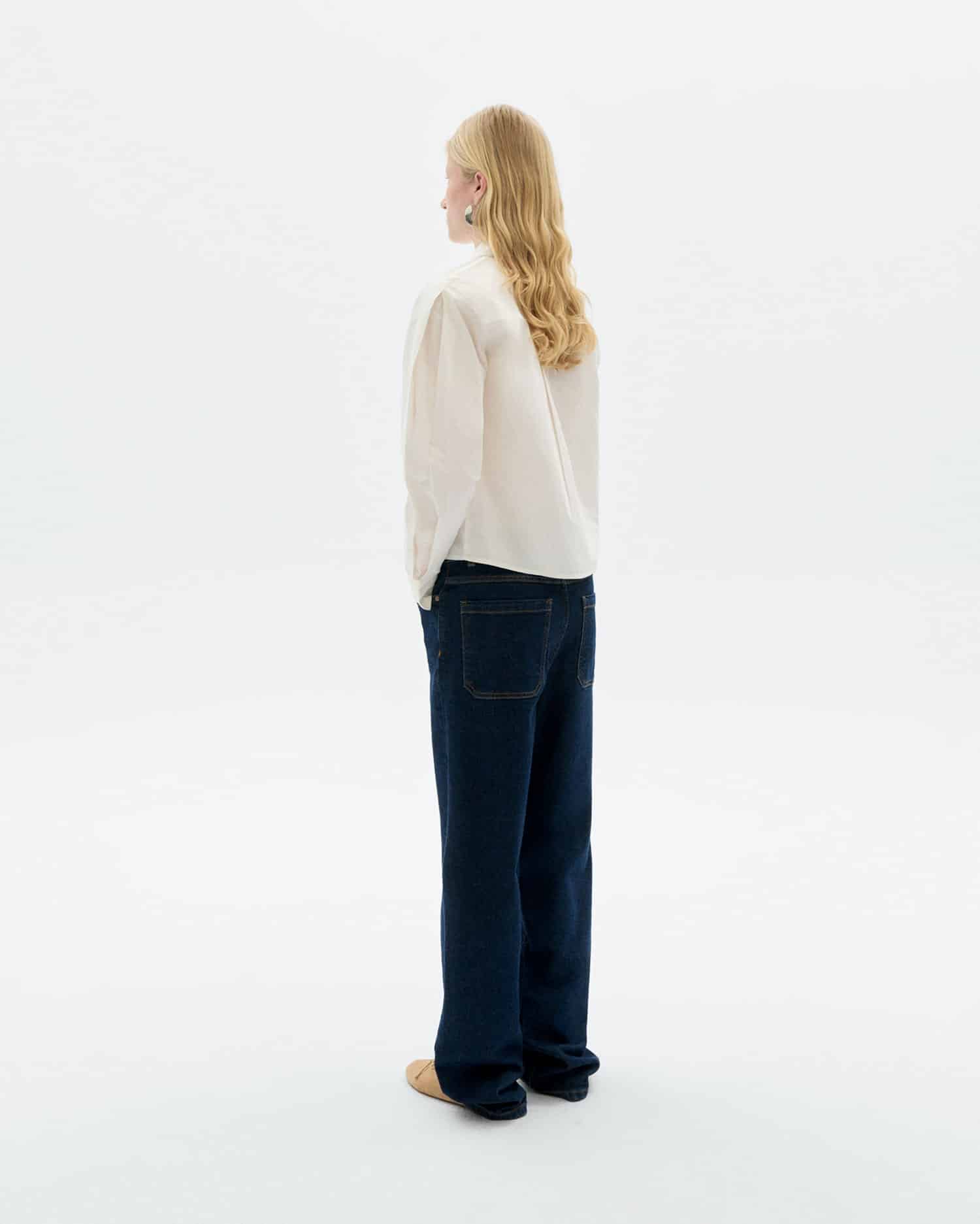 thinking mu femme jean flared theresa bleu coton bio l armoire poethique  4 