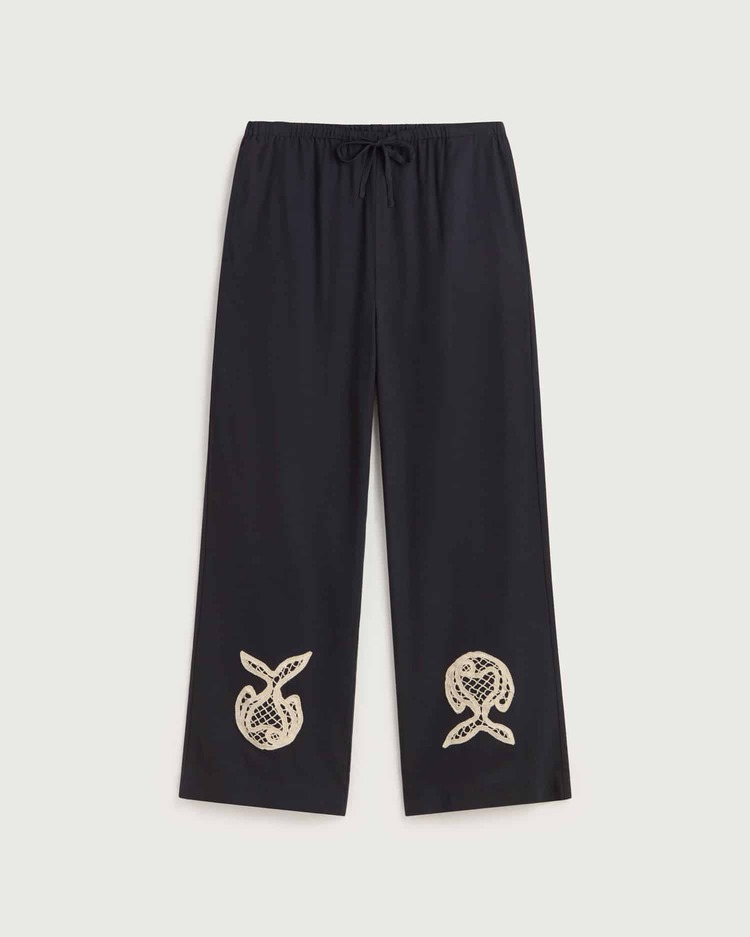 thinking mu femme pantalon fish patch brigitte bleu coton bio l armoire poethique  1 