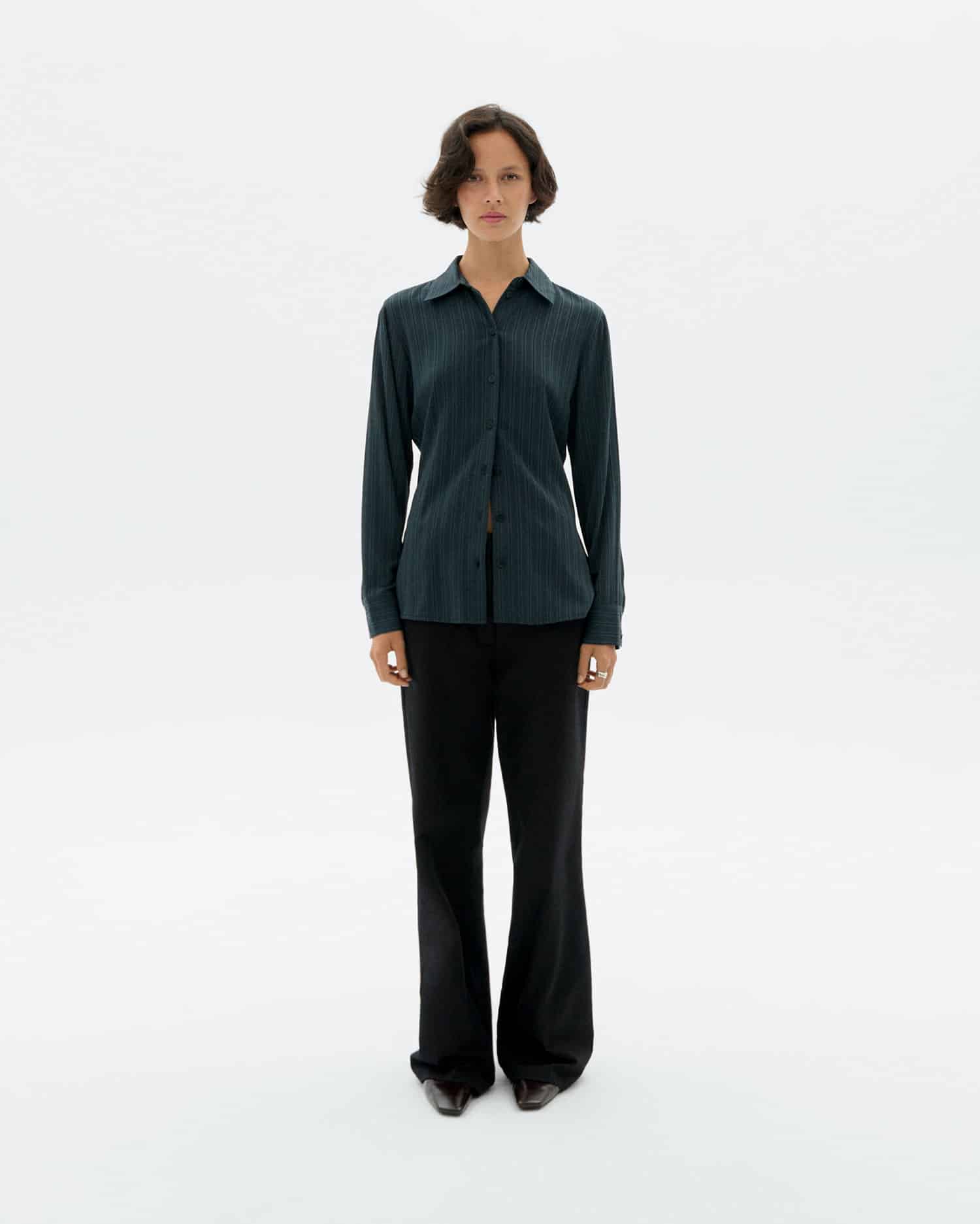 thinking mu femme pantalon hermione noir coton bio l armoire poethique  2 