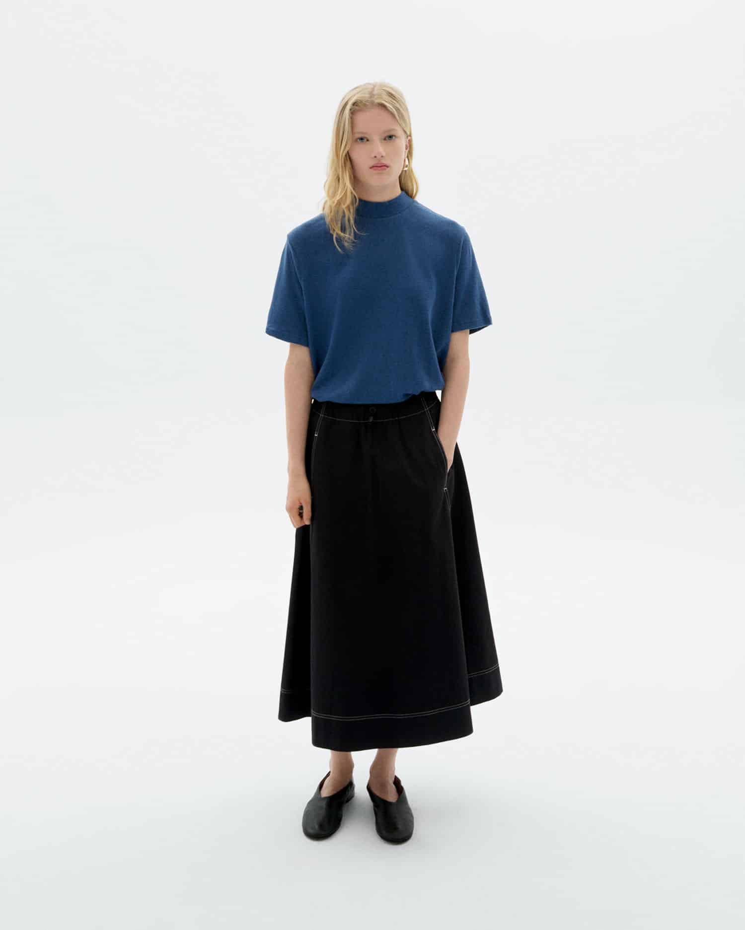 thinking mu femme t shirt aidin bleu chanvre l armoire poethique  2 