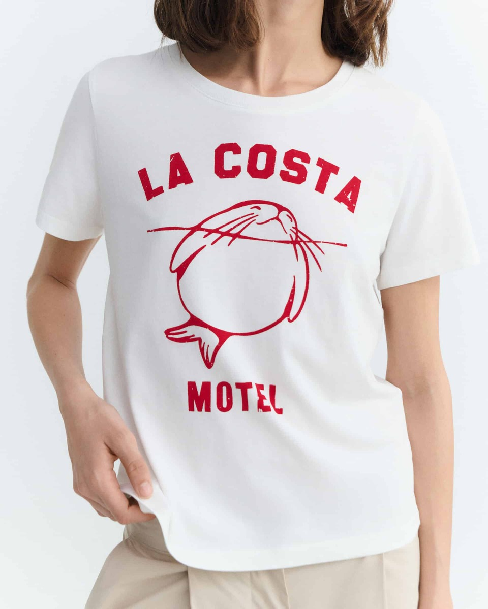 thinking mu femme t shirt animal motel ida blanc rouge coton bio l armoire poethique  4 